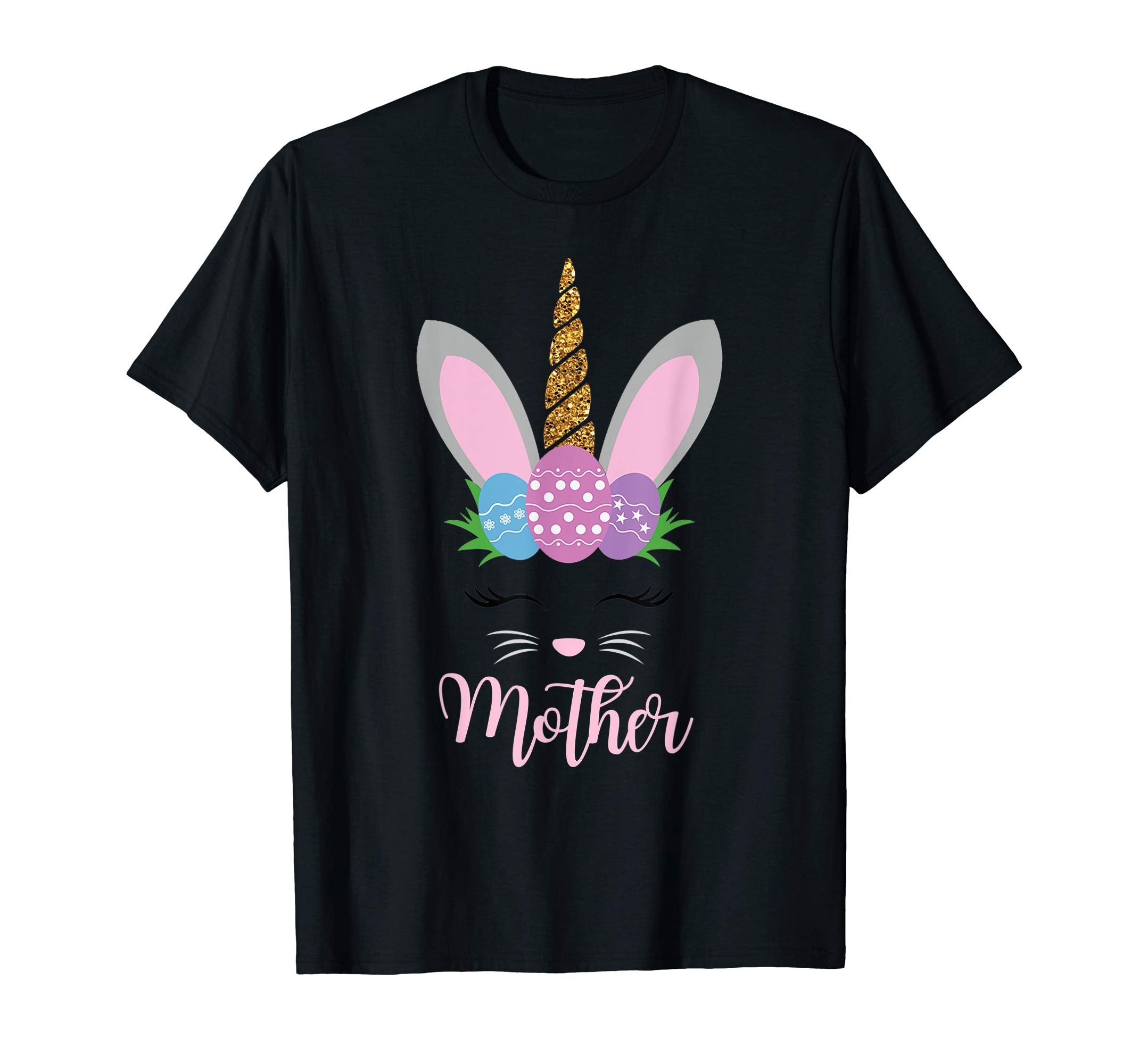 Mother Easter Bunny Unicorn Funny T-Shirt Cute Bunnies Gift