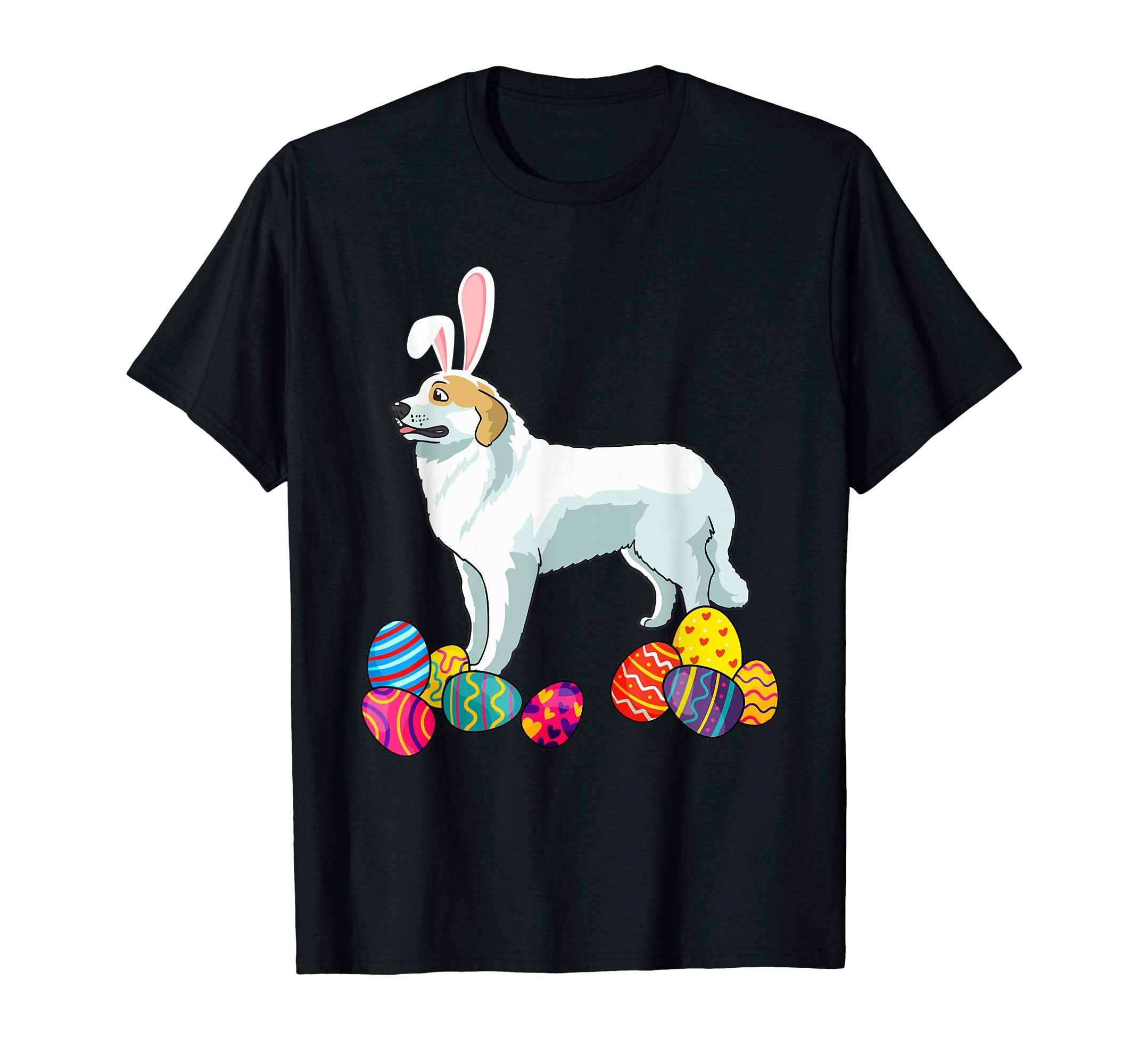 Great Pyrenees Bunny Ear With Egg Easter Easter Day Shirt