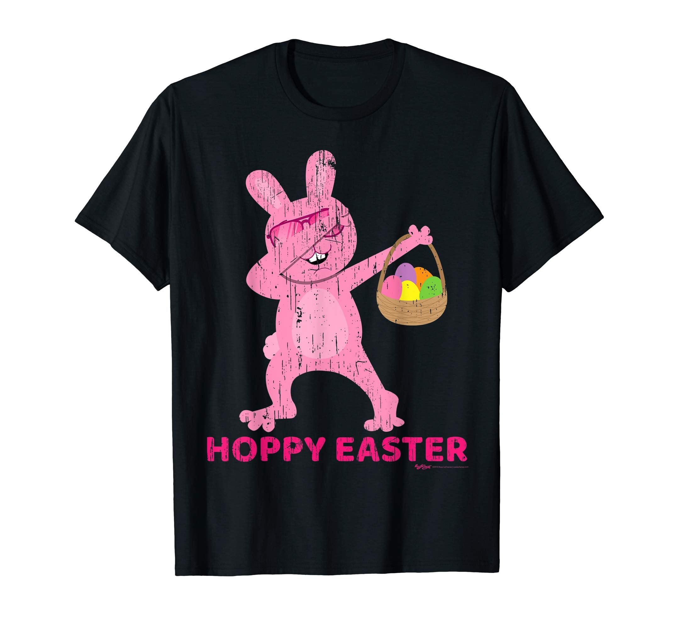 Vintage Hoppy Easter Bunny Dab Dance T Shirt