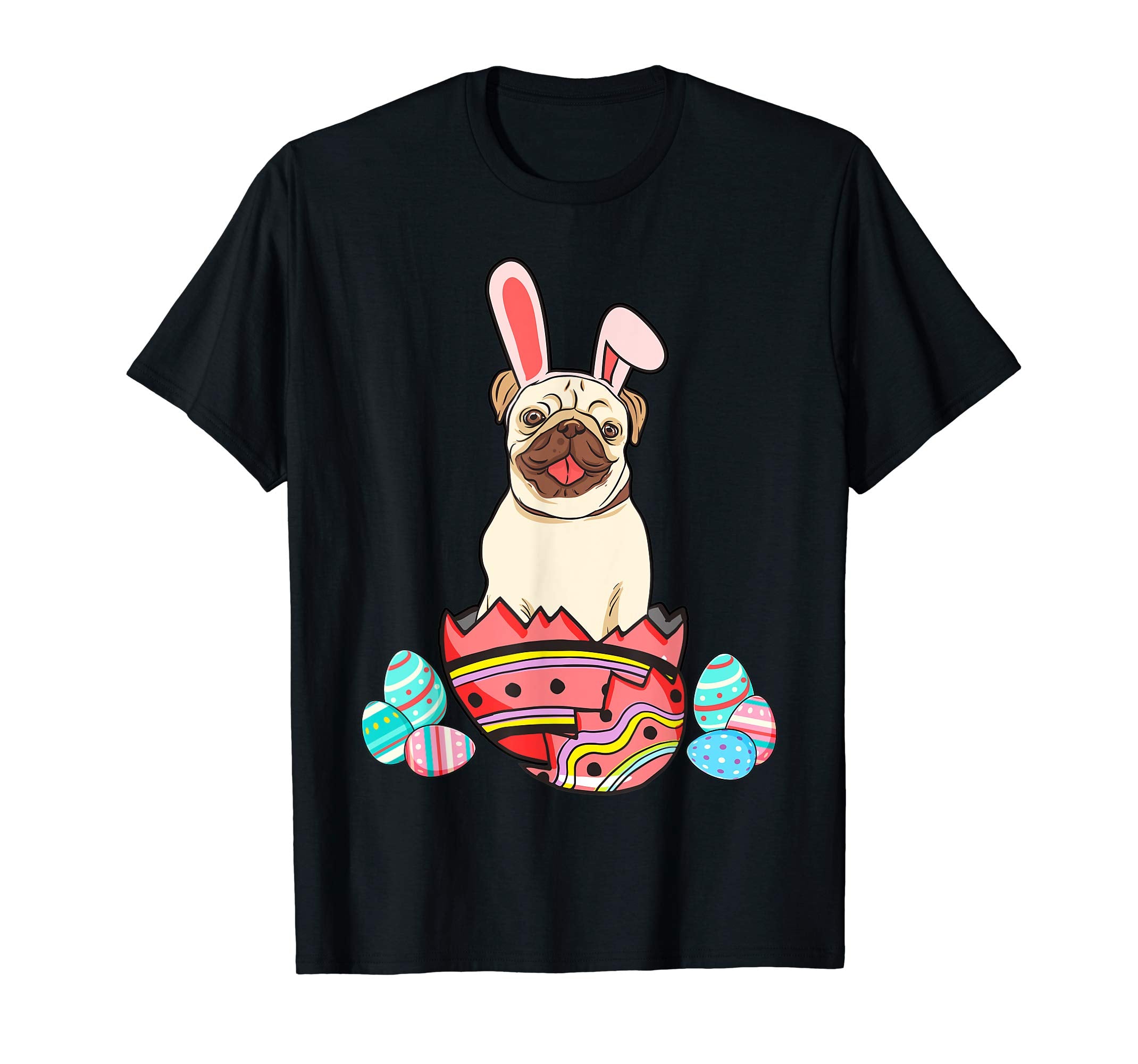Pugs Bunny Funny Easter Pug Shirt, Men, Women, Kids Funny