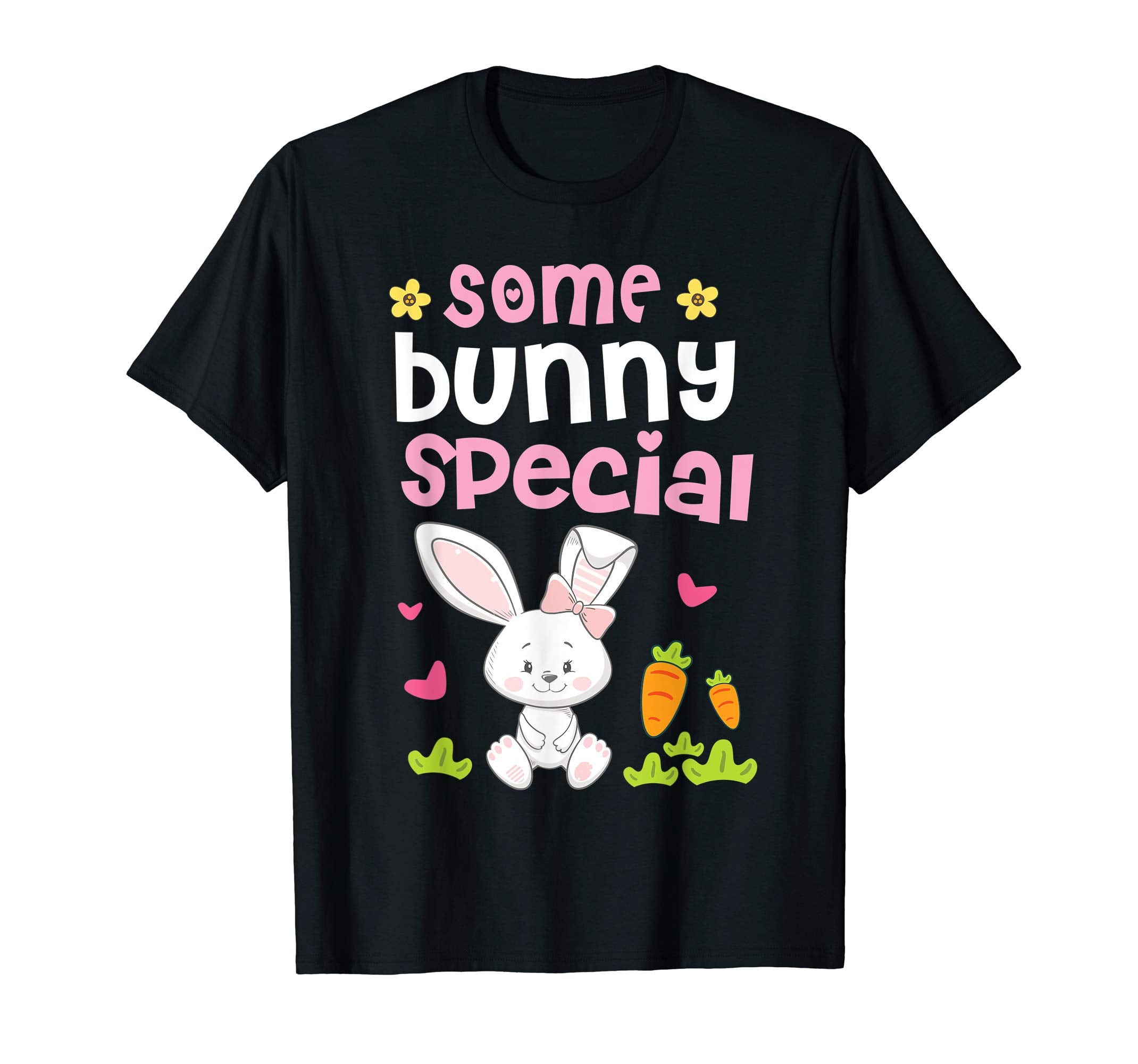 Heart Flower Carrot Bunny Easter Shirt Some Bunny Special