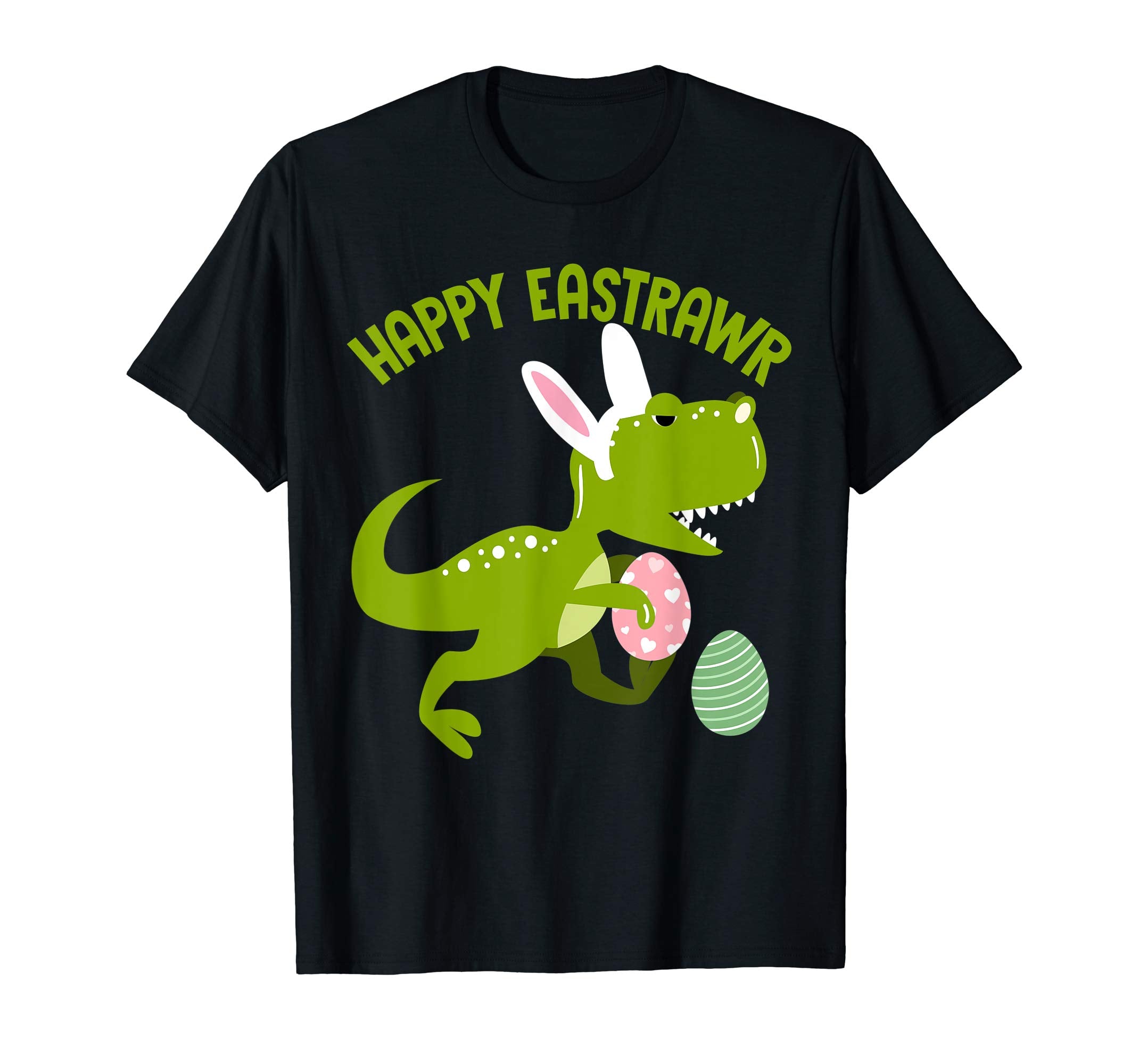 Happy Eastrawr Funny Easter Bunny T-Rex Dinosaur Pun T-Shirt