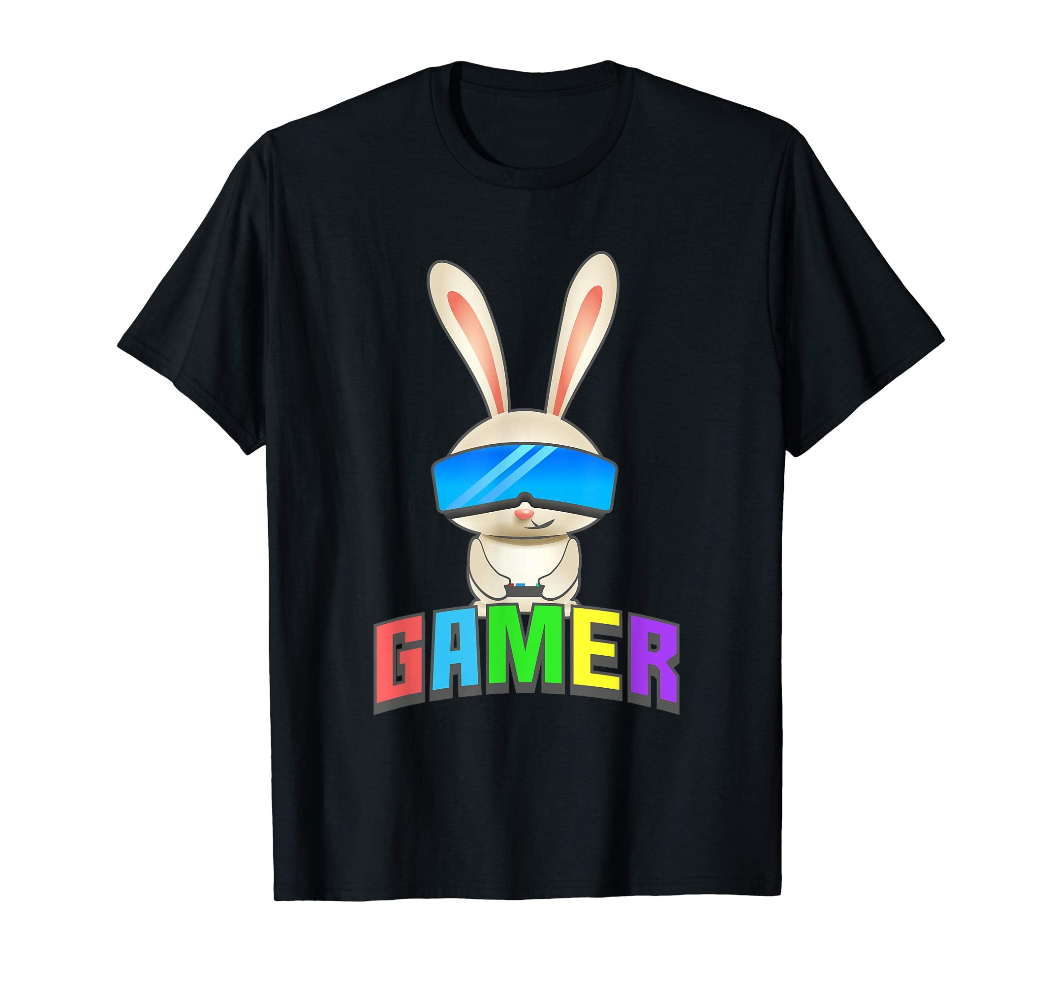 Easter Bunny gamer t shirt, gift for gaming boys and girls