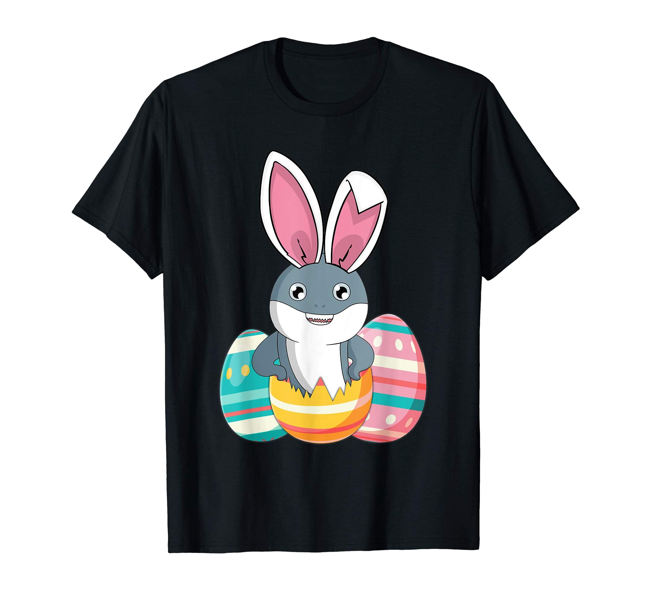 Easter For Kids Boys Girls Shark Easter Eggs T Shirts