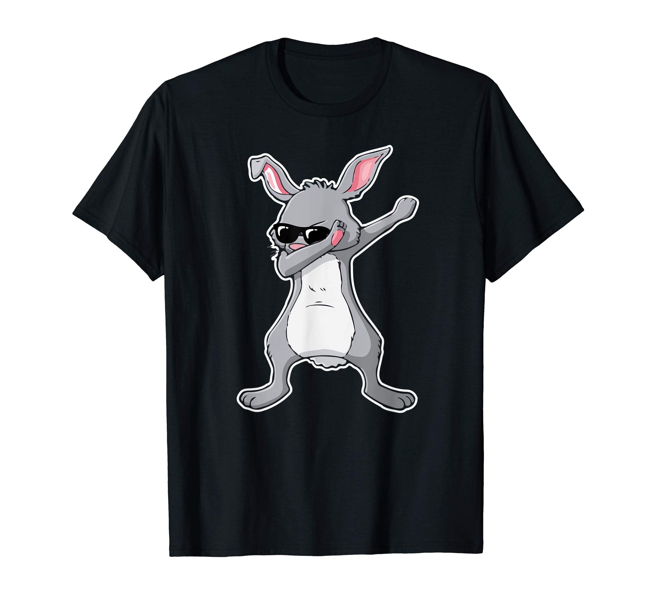 Dabbing Hip Hop Bunny Easter Shirt Adults Dab