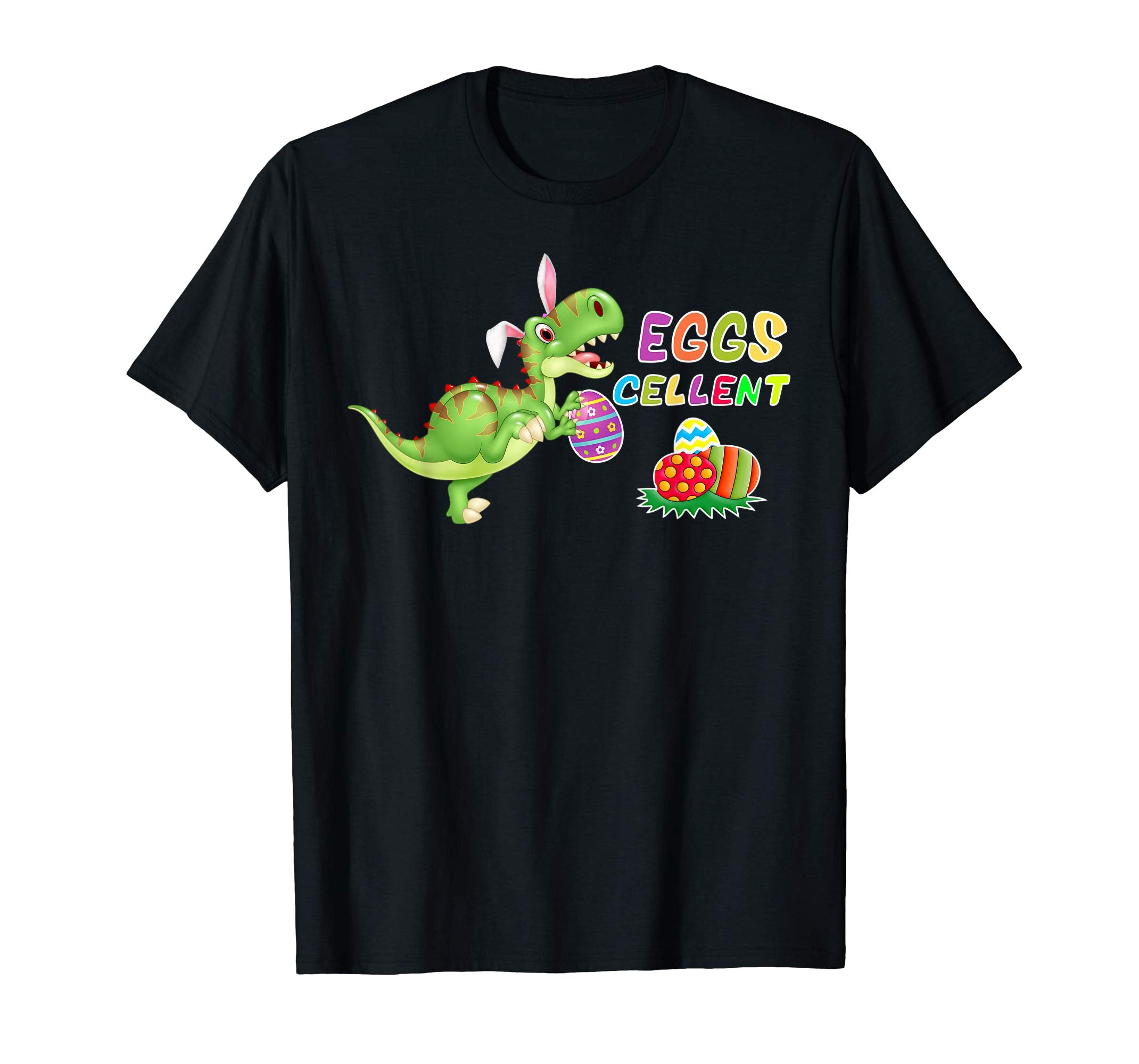 Funny Easter T-Rex Eggs-Cellent T-Shirts Gift Kids Girl Boy