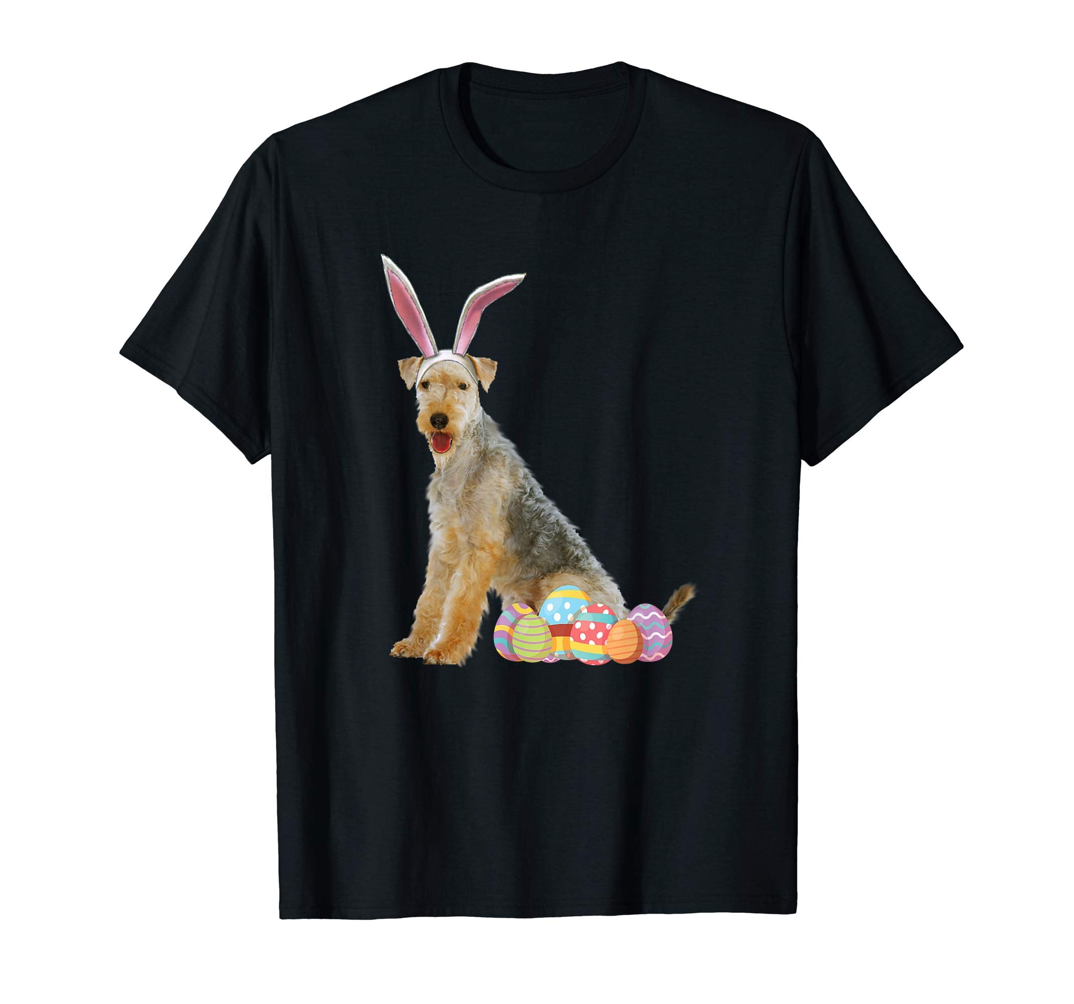 Easter Shirt Airedale Terrier Funny Bunny Ears &amp; Eggs Gift