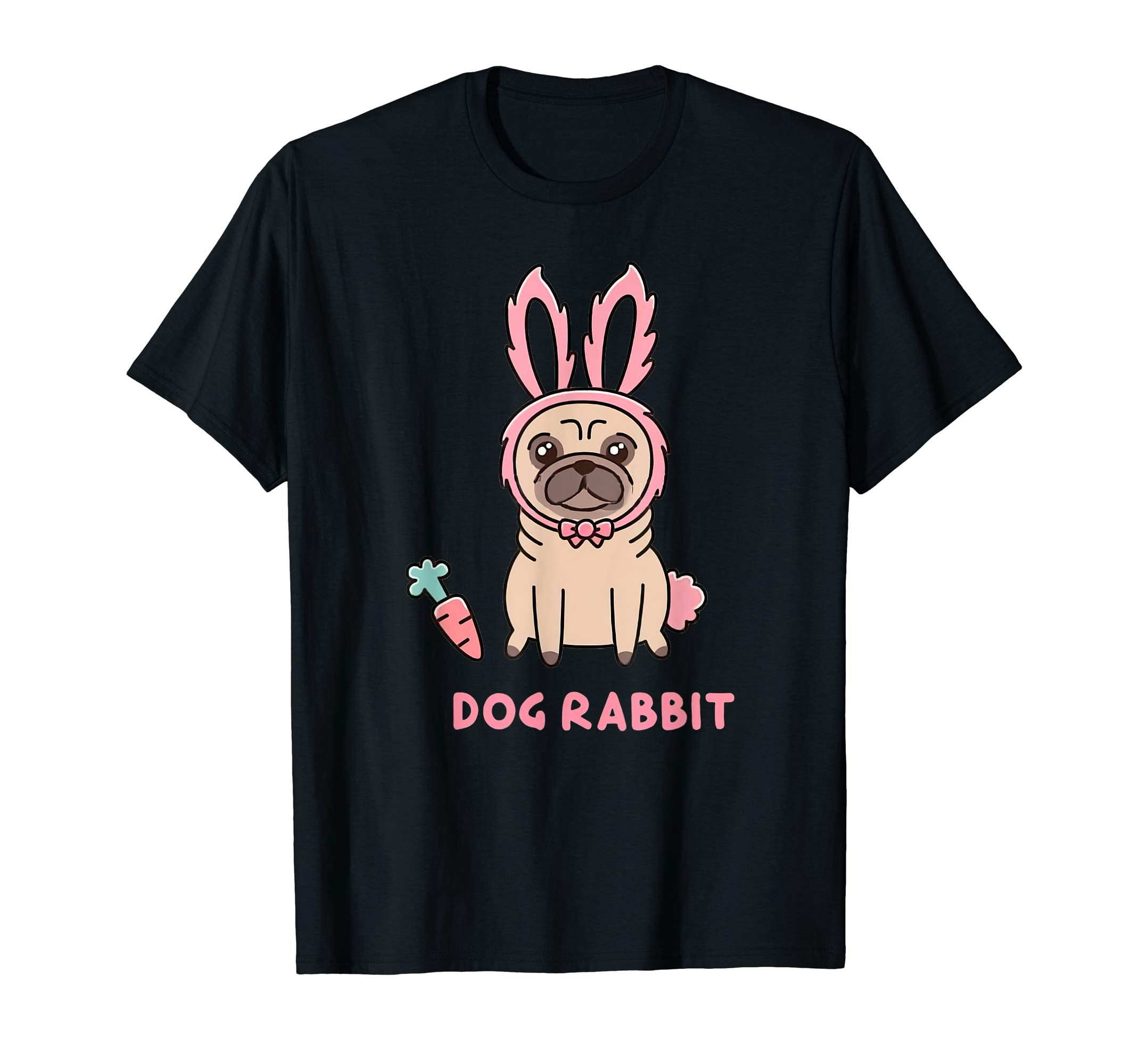 Easter Puggy Cute Dog Pug Funny Easter T-Shirt Women Kids