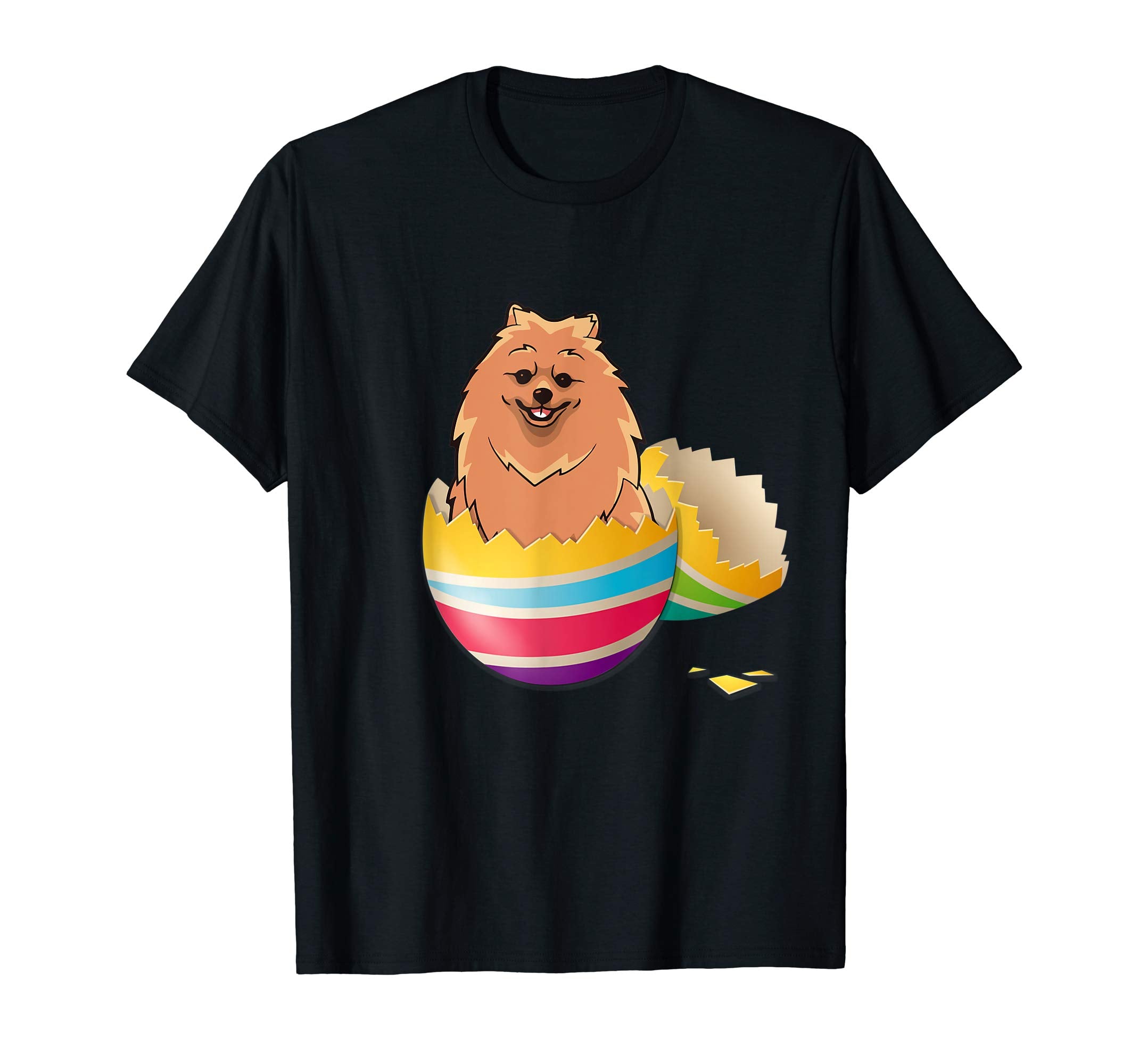 Pomeranian Hatching From Easter Egg Easter Day Shirt