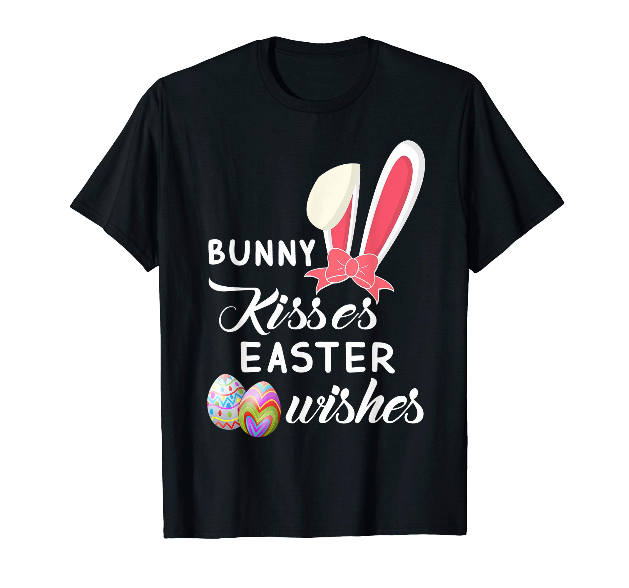Bunny kisses Easter wishes Funny Rabbit Easter T Shirt