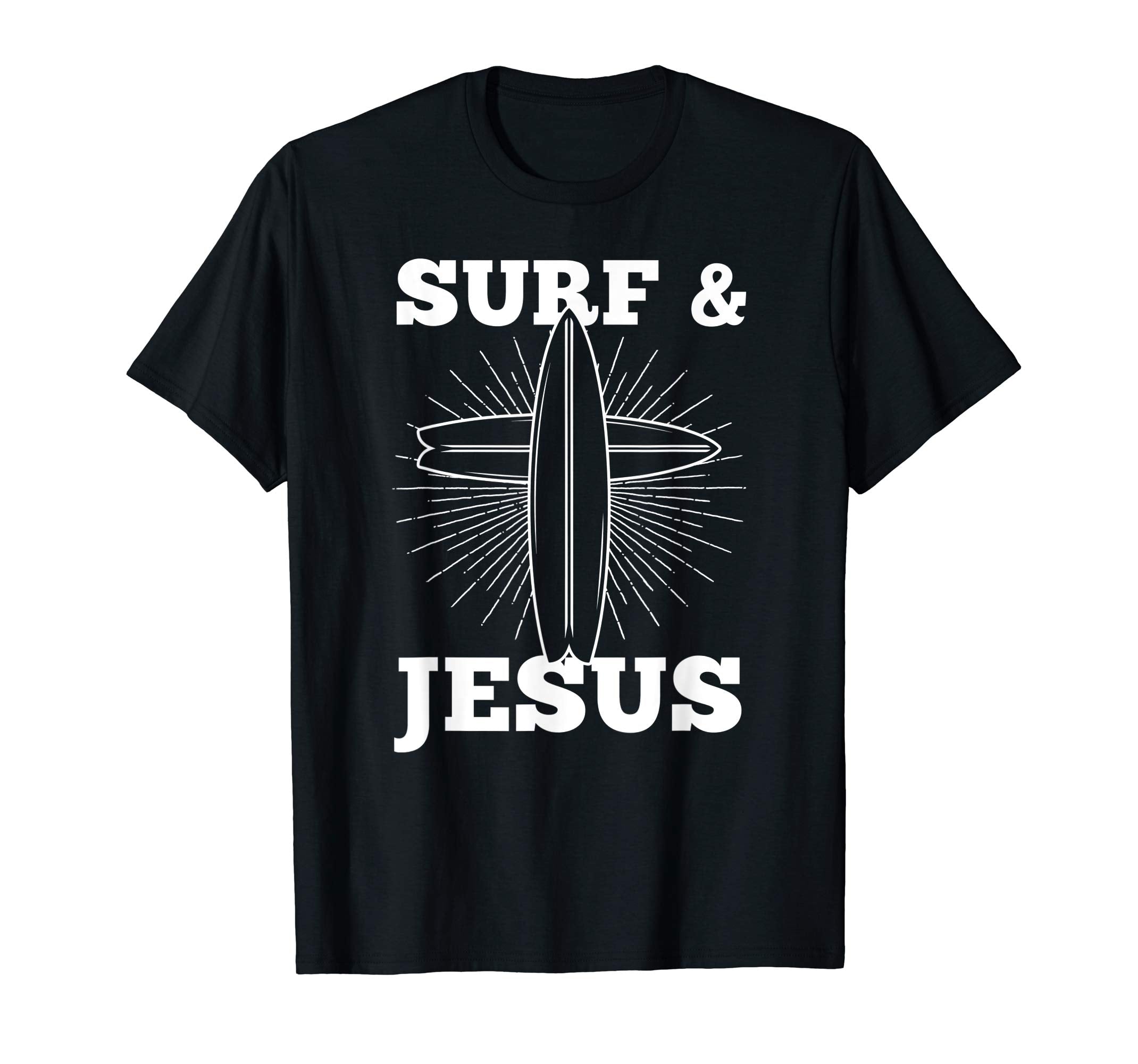 Surf And Jesus Christian Easter Bible Verse Gift T-Shirt