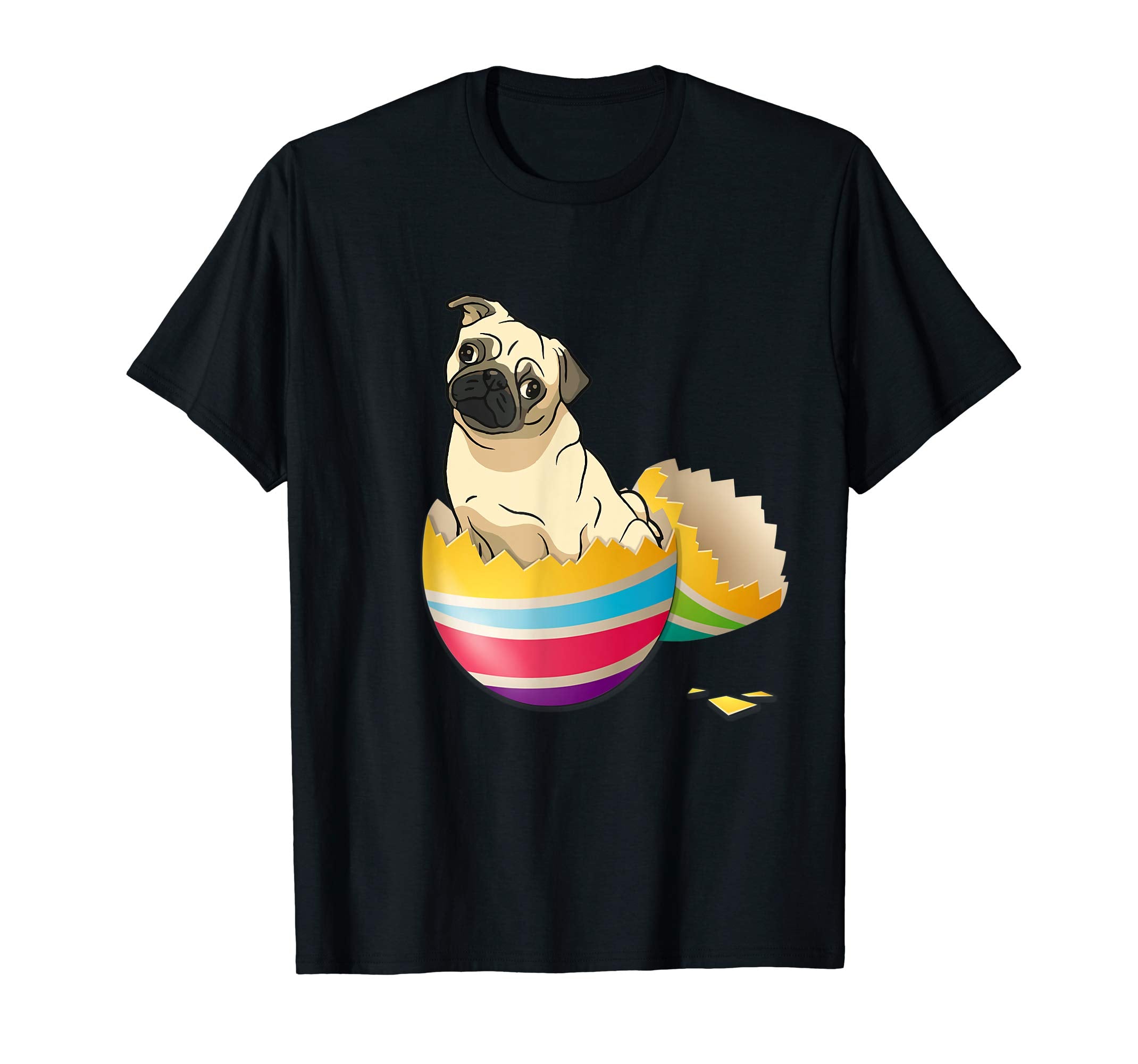 Pug Hatching From Easter Egg Easter Day Shirt