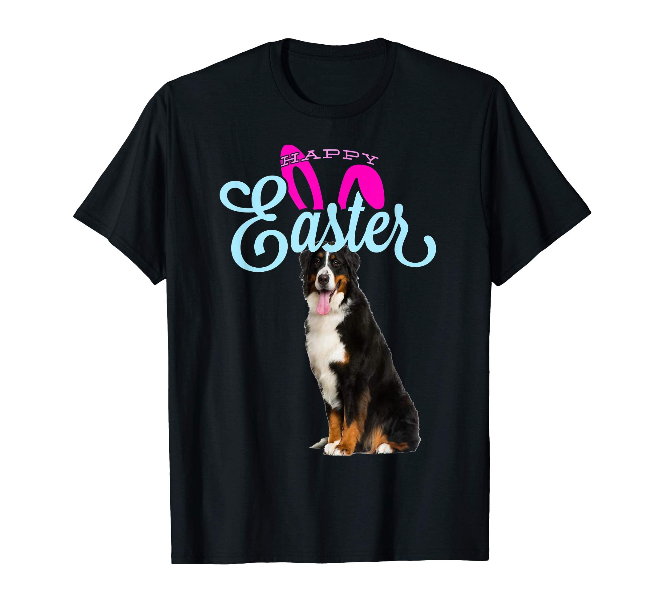 Easter Bunny Bernese Mountain Tshirt Dog Men Women Gift