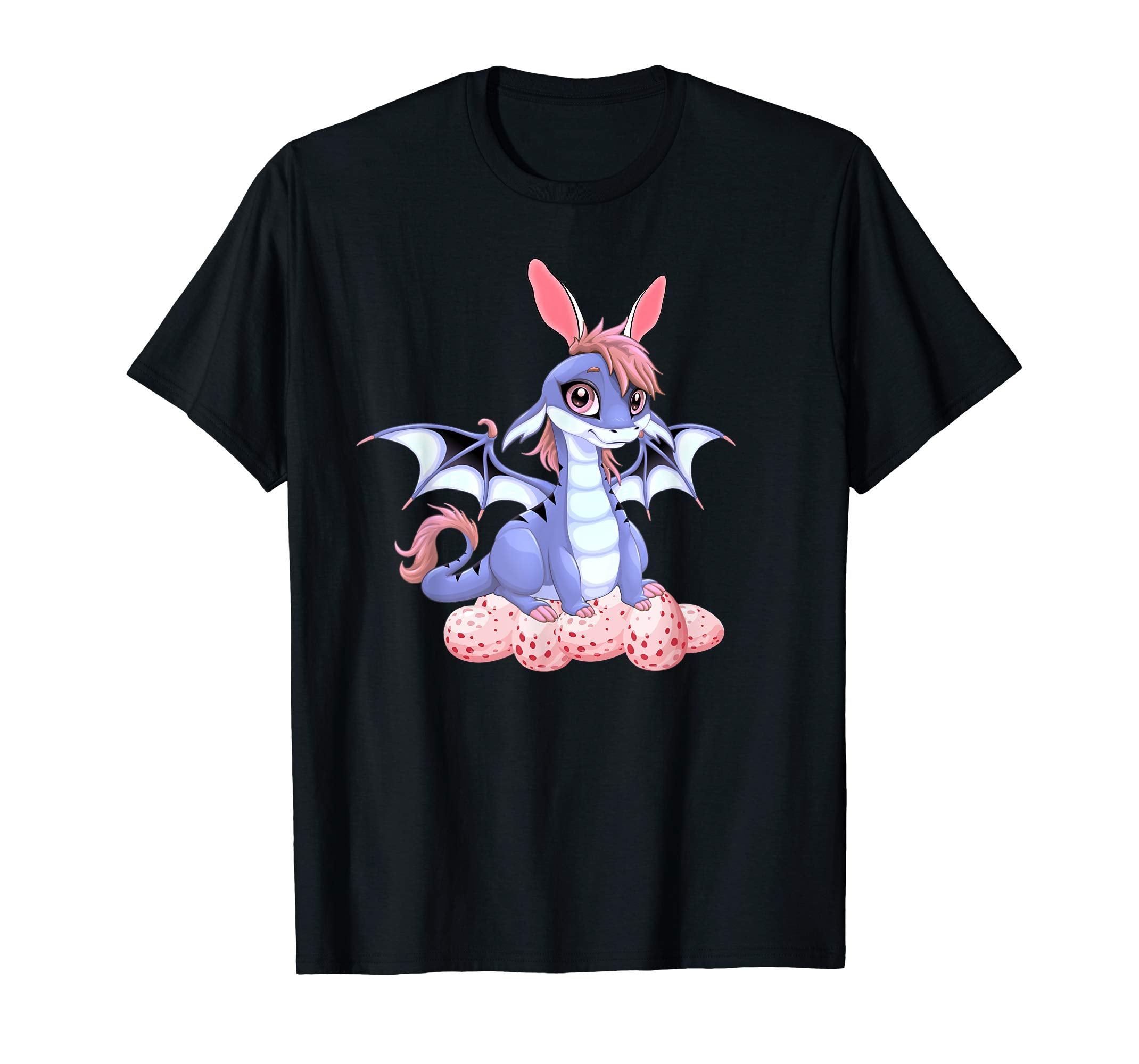 Cute Anime Dragon Bunny Easter Shirt Toddler Girl Boy Women