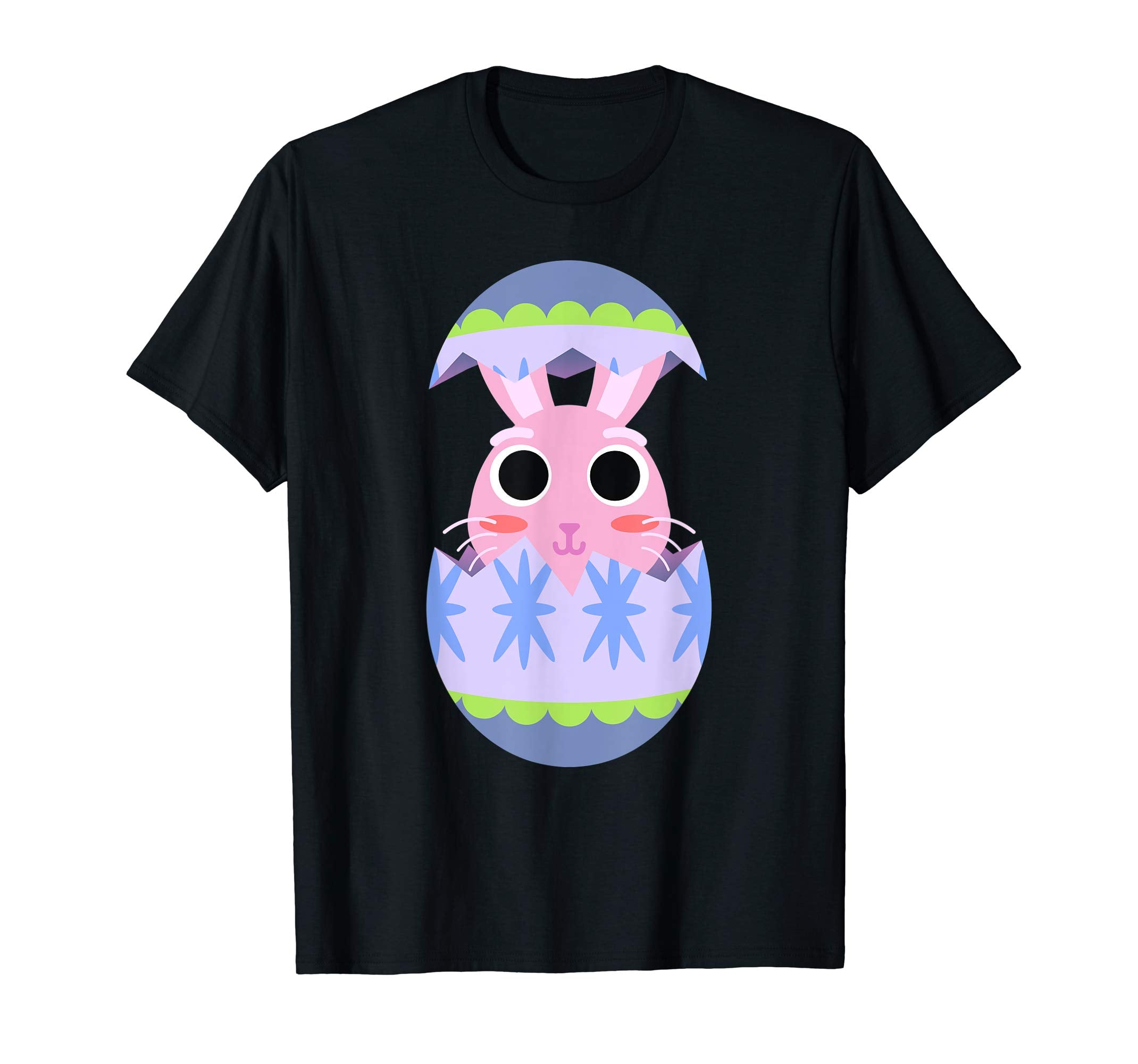 Cute Bunny out of Egg Easter Sunday Tee Happy Easter Tshirt