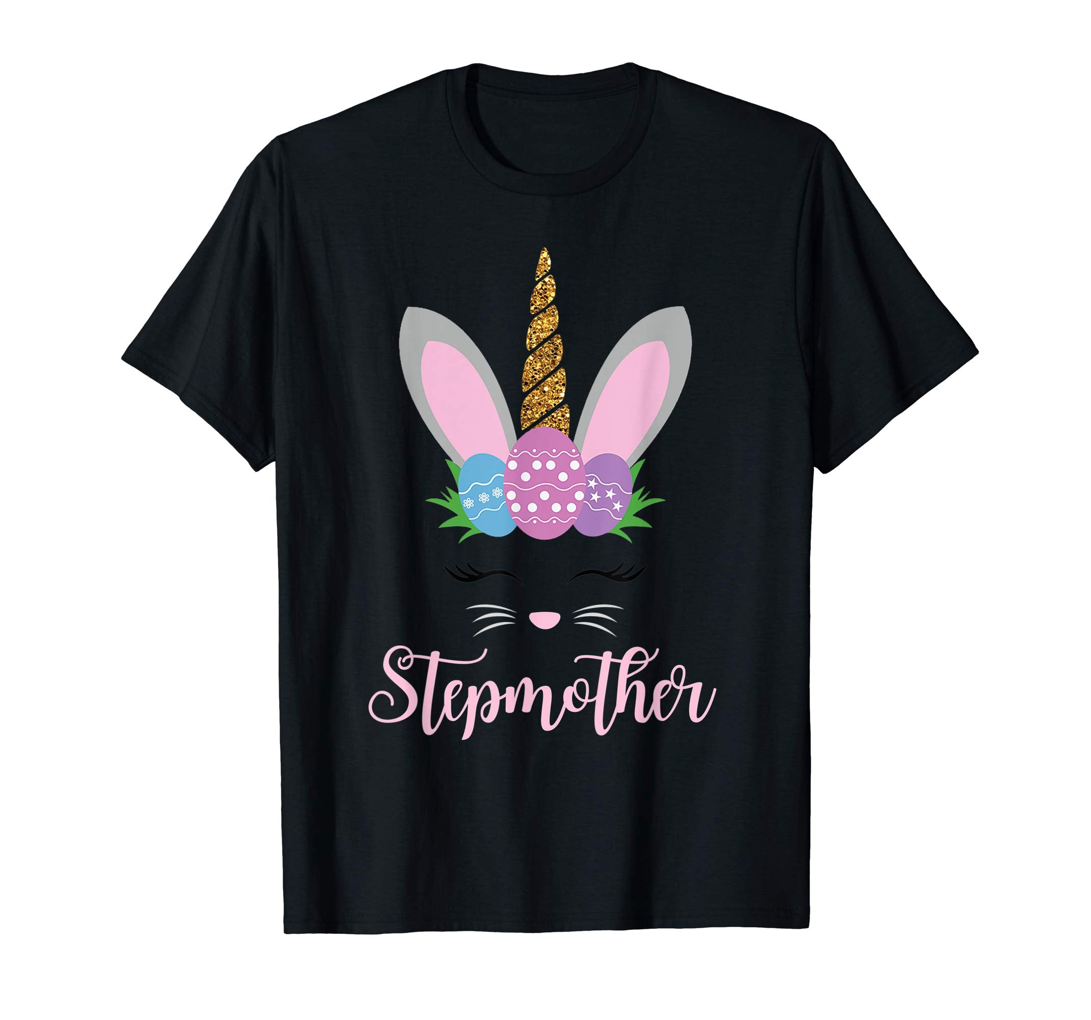 Stepmother Easter Bunny Unicorn T-Shirt Funny Bunnies Gift
