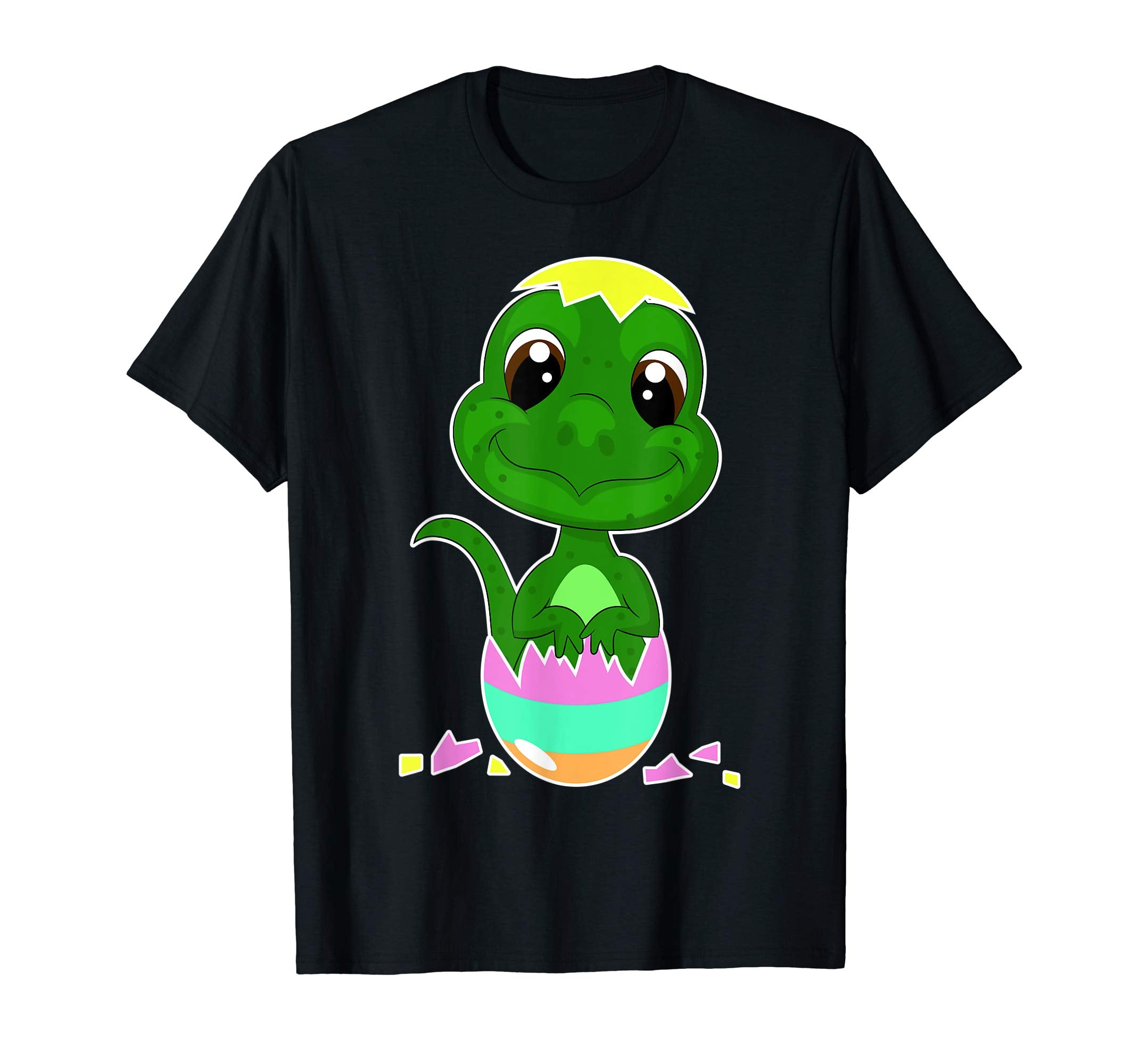 Dinosaur T-Shirt Easter Eggs Bunny Eggs Easter Dino Cartoon