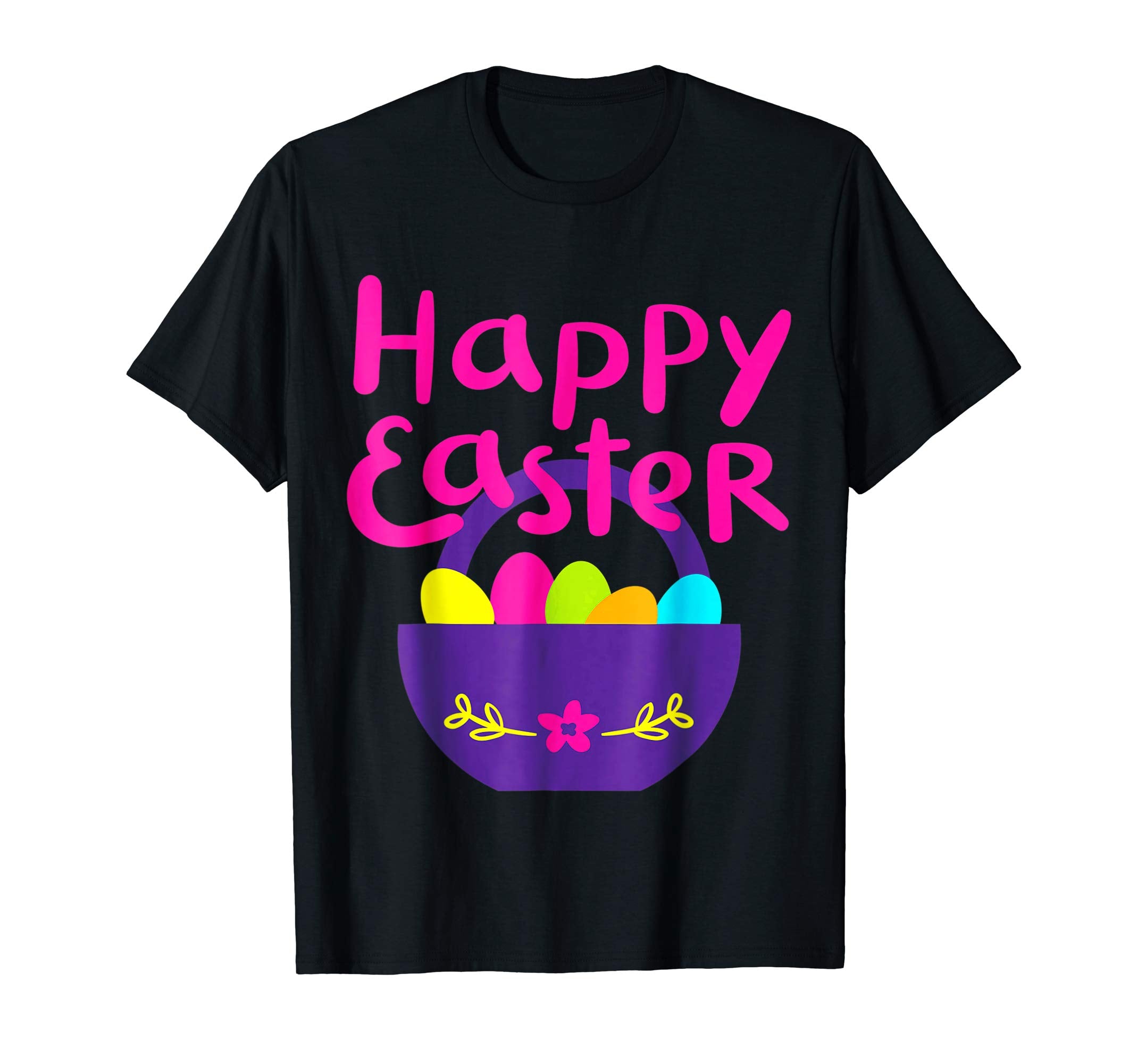 Happy Easter Shirt Colorful Eggs tee