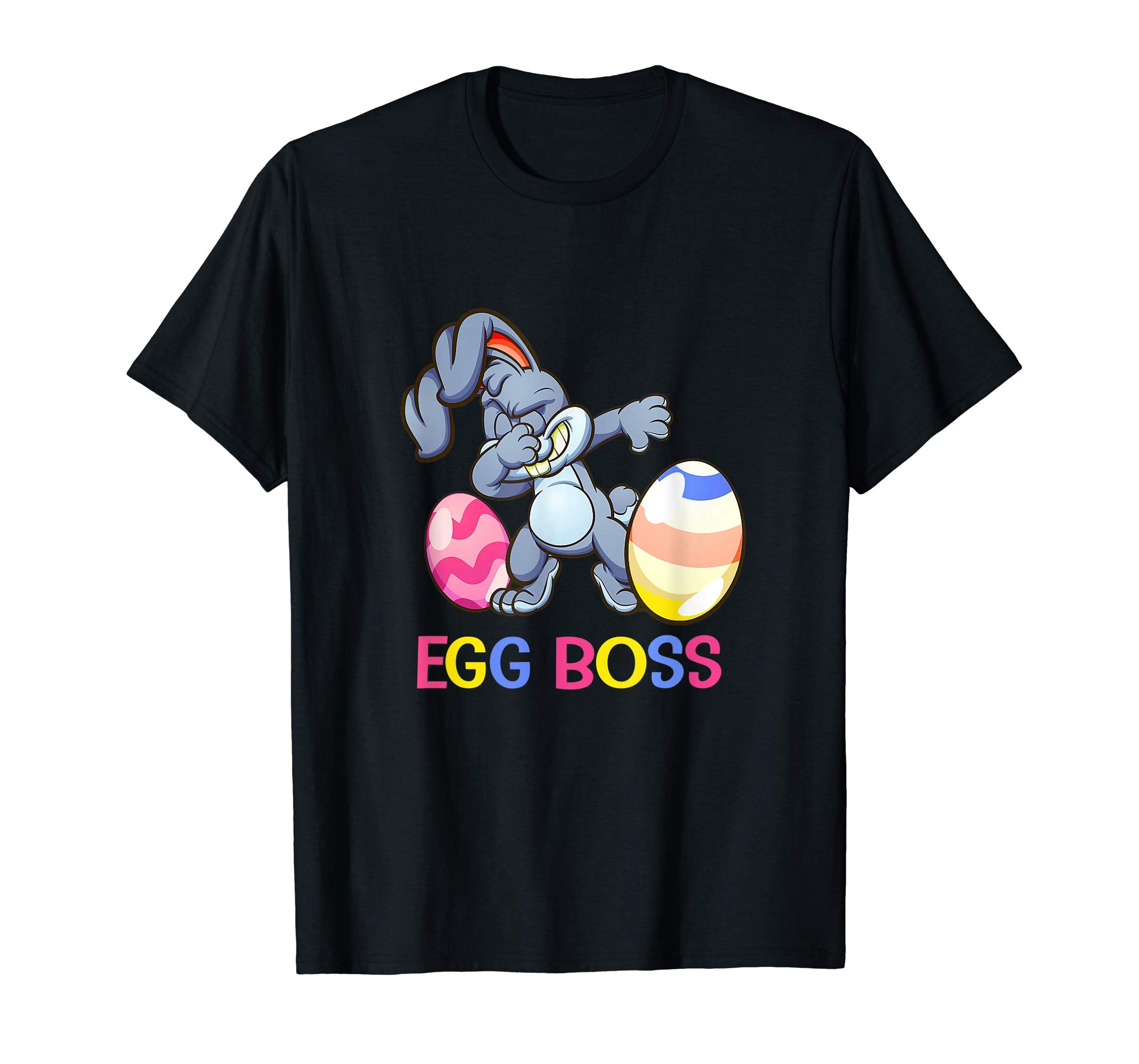 Dabbing Egg Boss Easter Bunny T-Shirt Easter Shirt