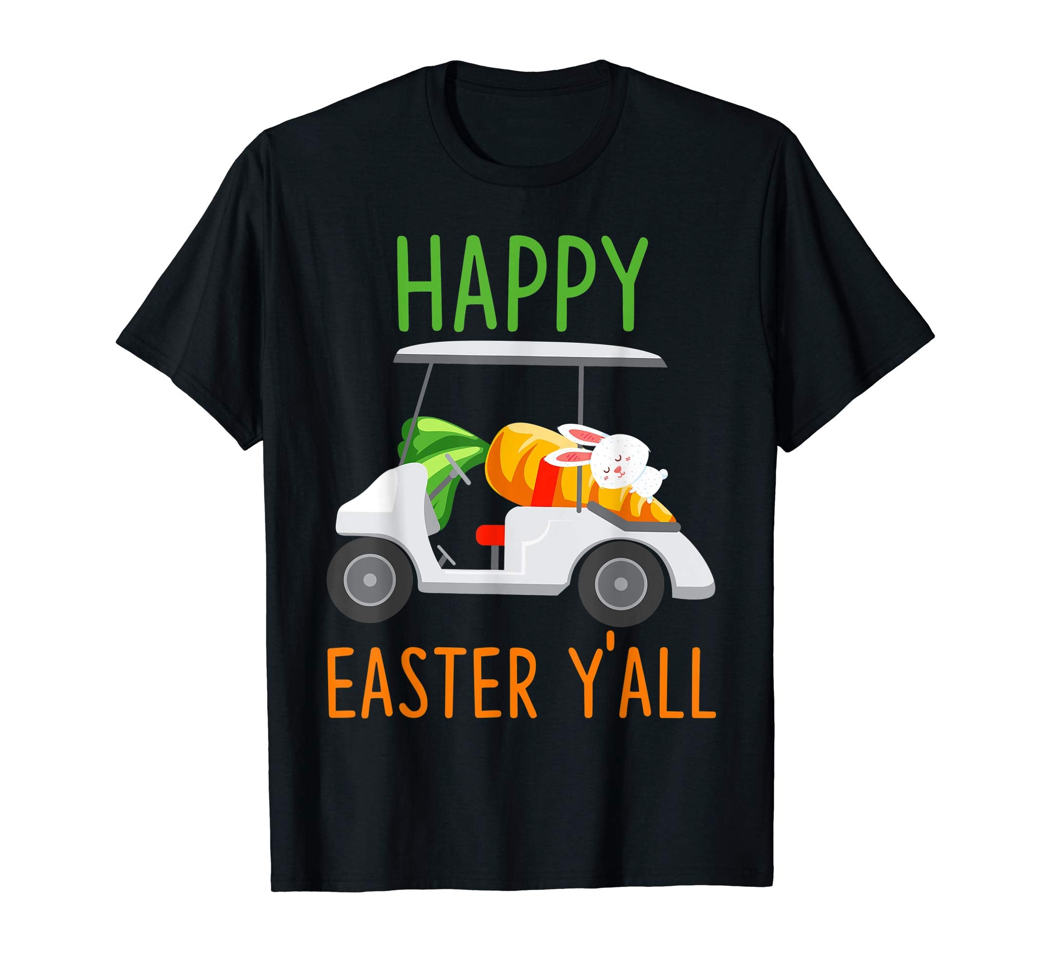 Golf-Cart Happy-Easter-Y'all T-shirt Hunting-Season-Egg