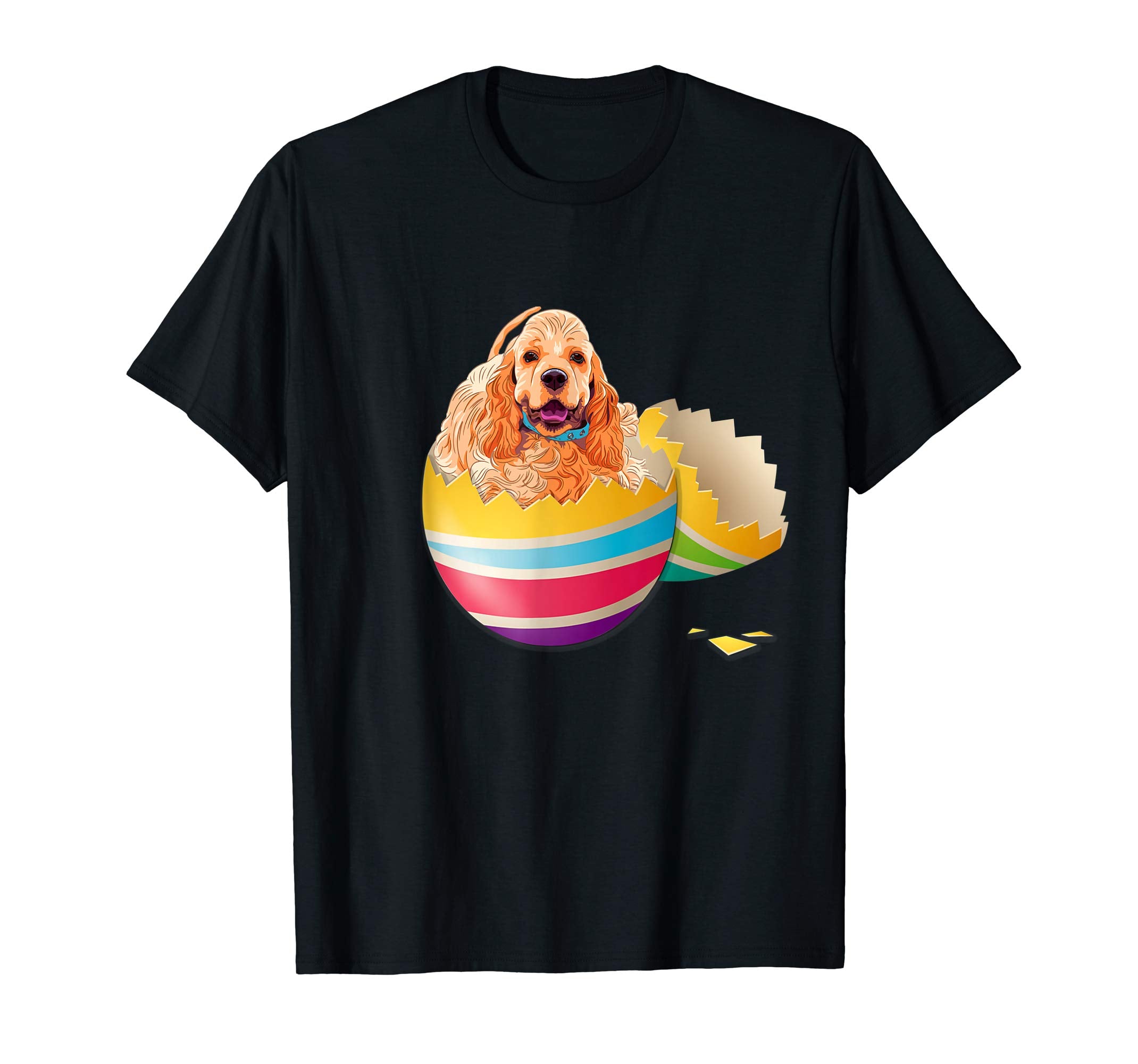 Cocker Spaniel Hatching From Easter Egg Easter Day Shirt