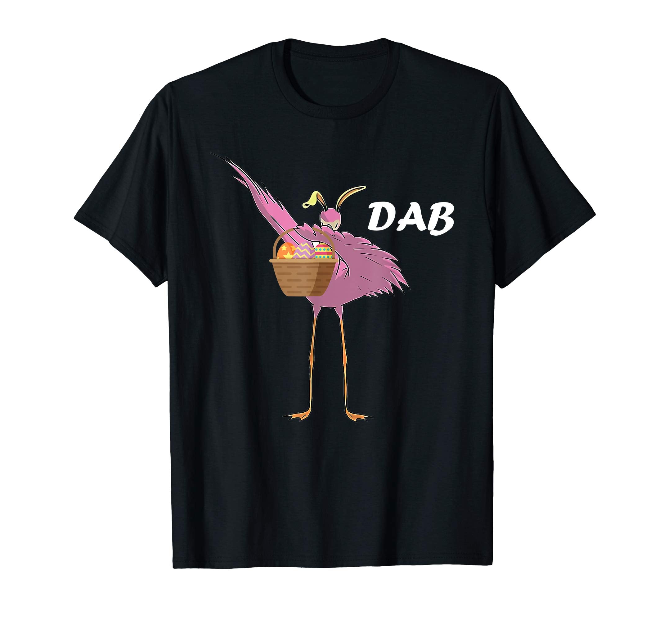 Flamingo dabbing easter egg shirt
