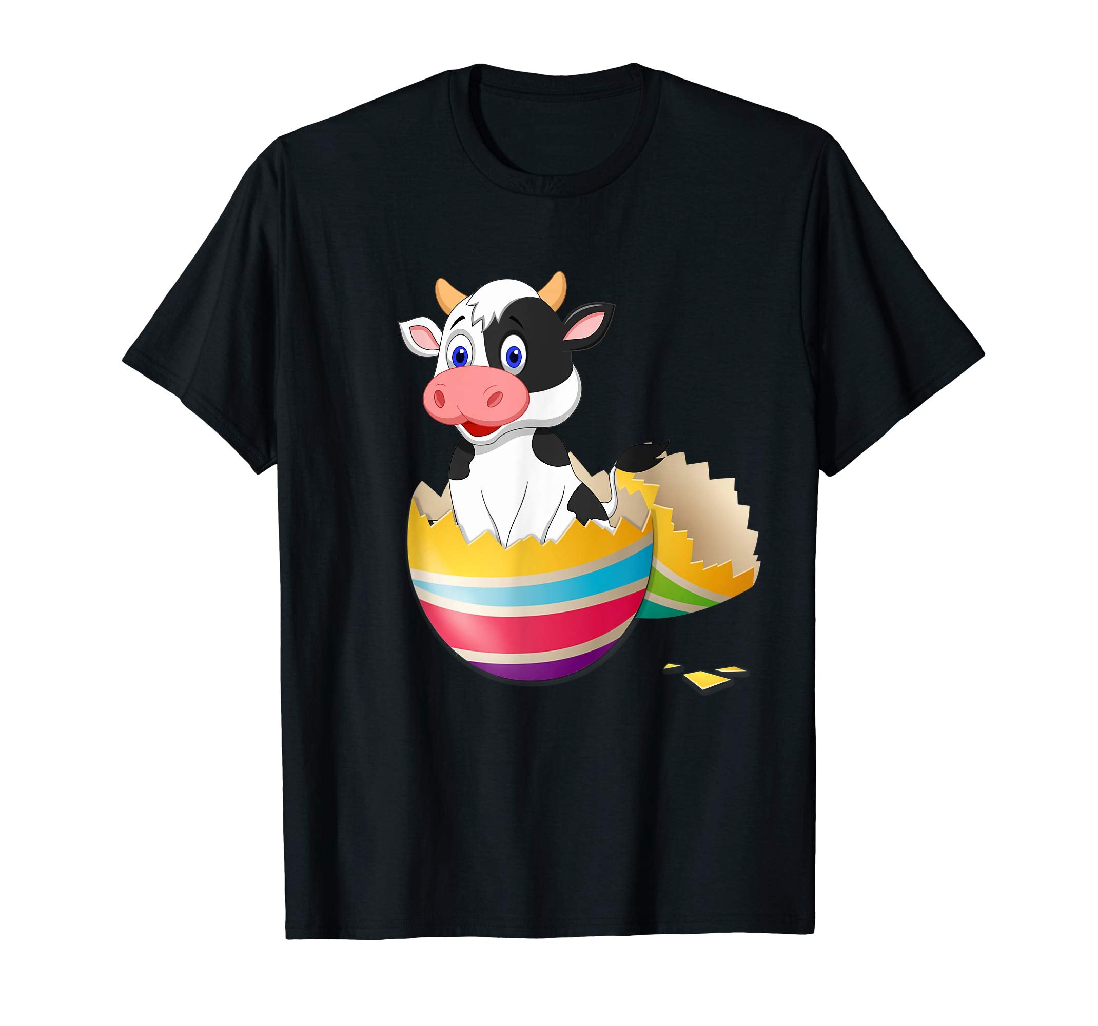 Baby Cow Hatching From Easter Egg Easter Day Shirt