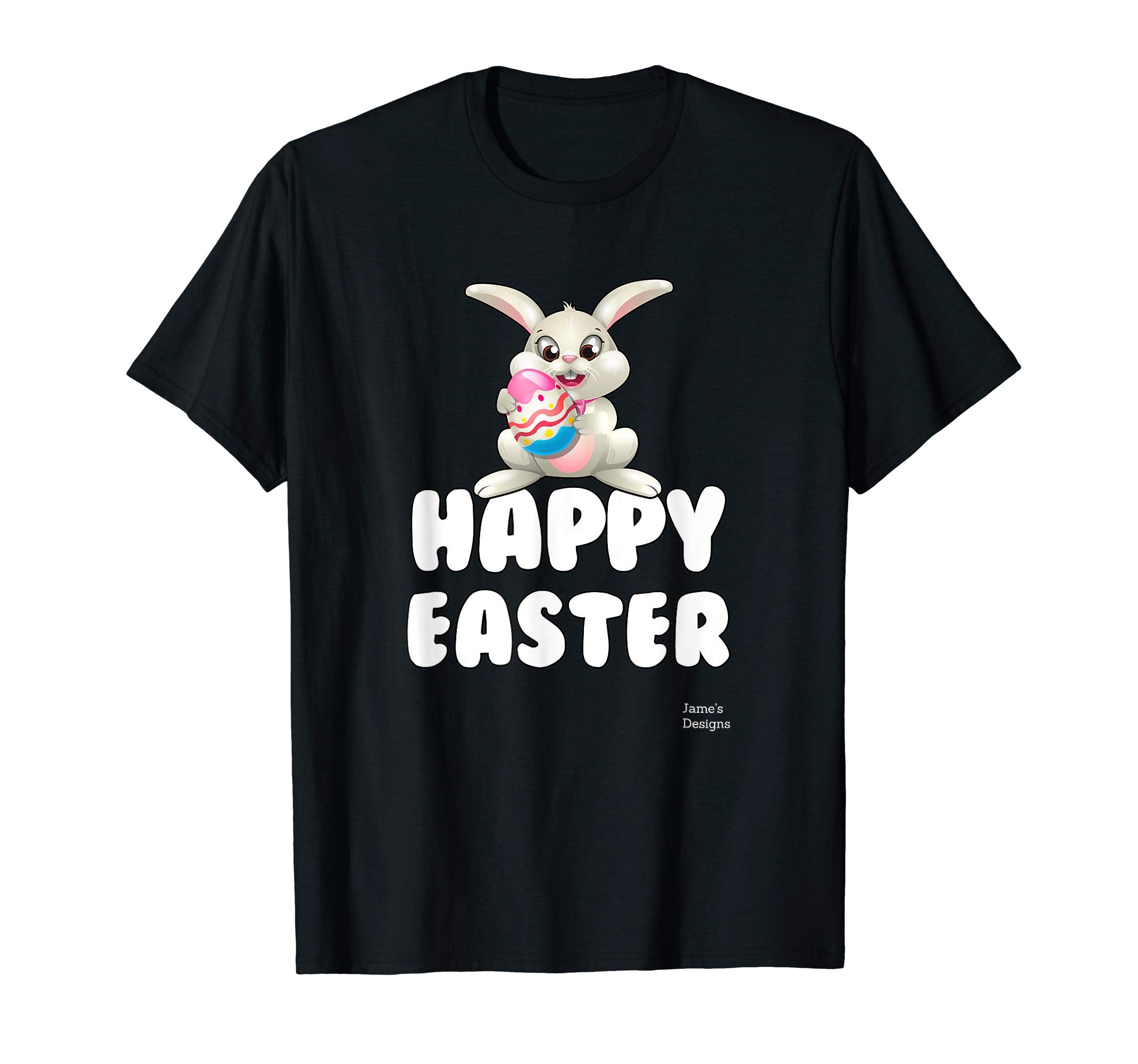 Jame's Designs: Happy Easter Bunny Rabbit Cute Bunny T-Shirt
