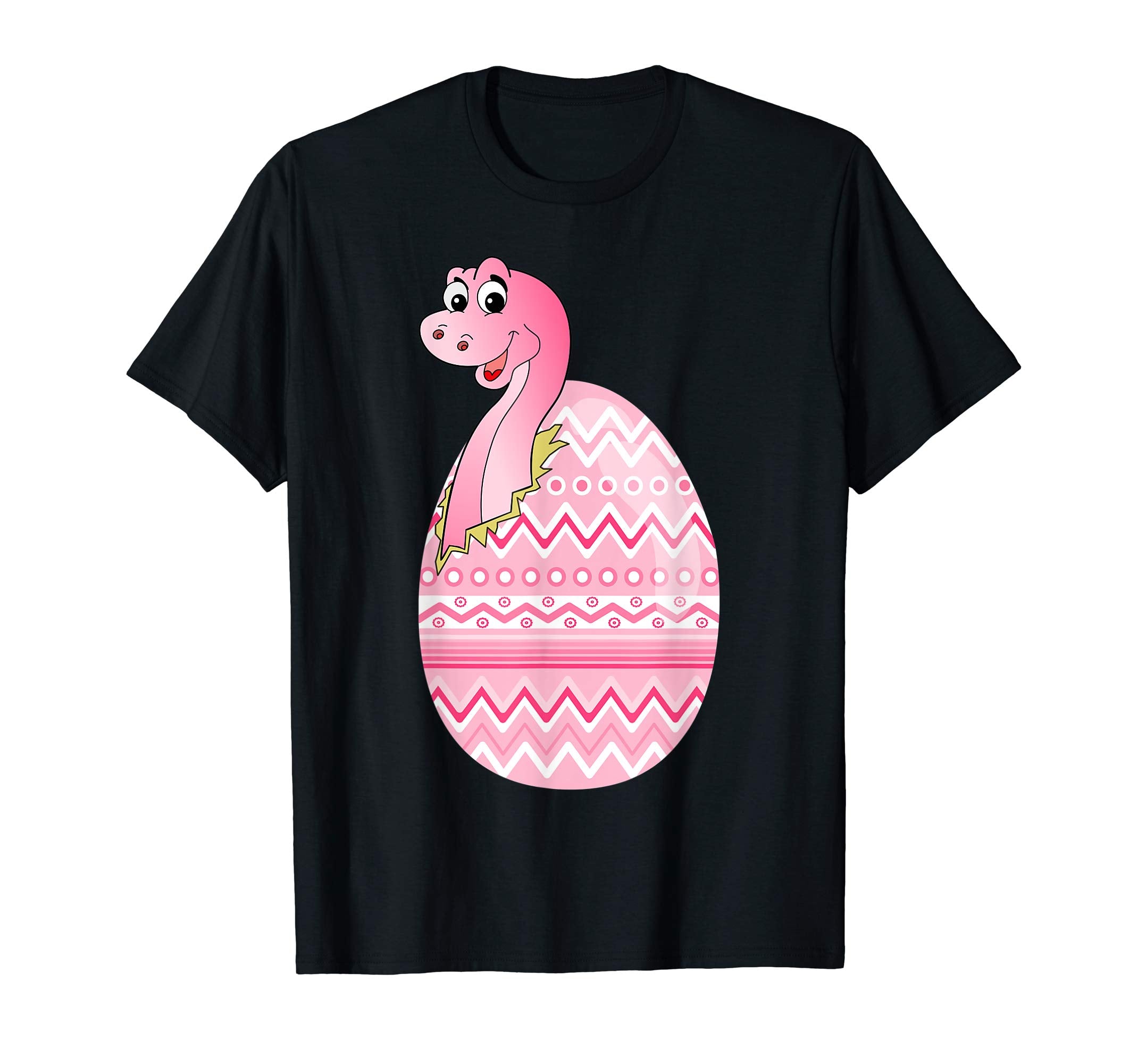 Cute Dinosaur T-Rex out of easter Egg Eggscellent T shirt