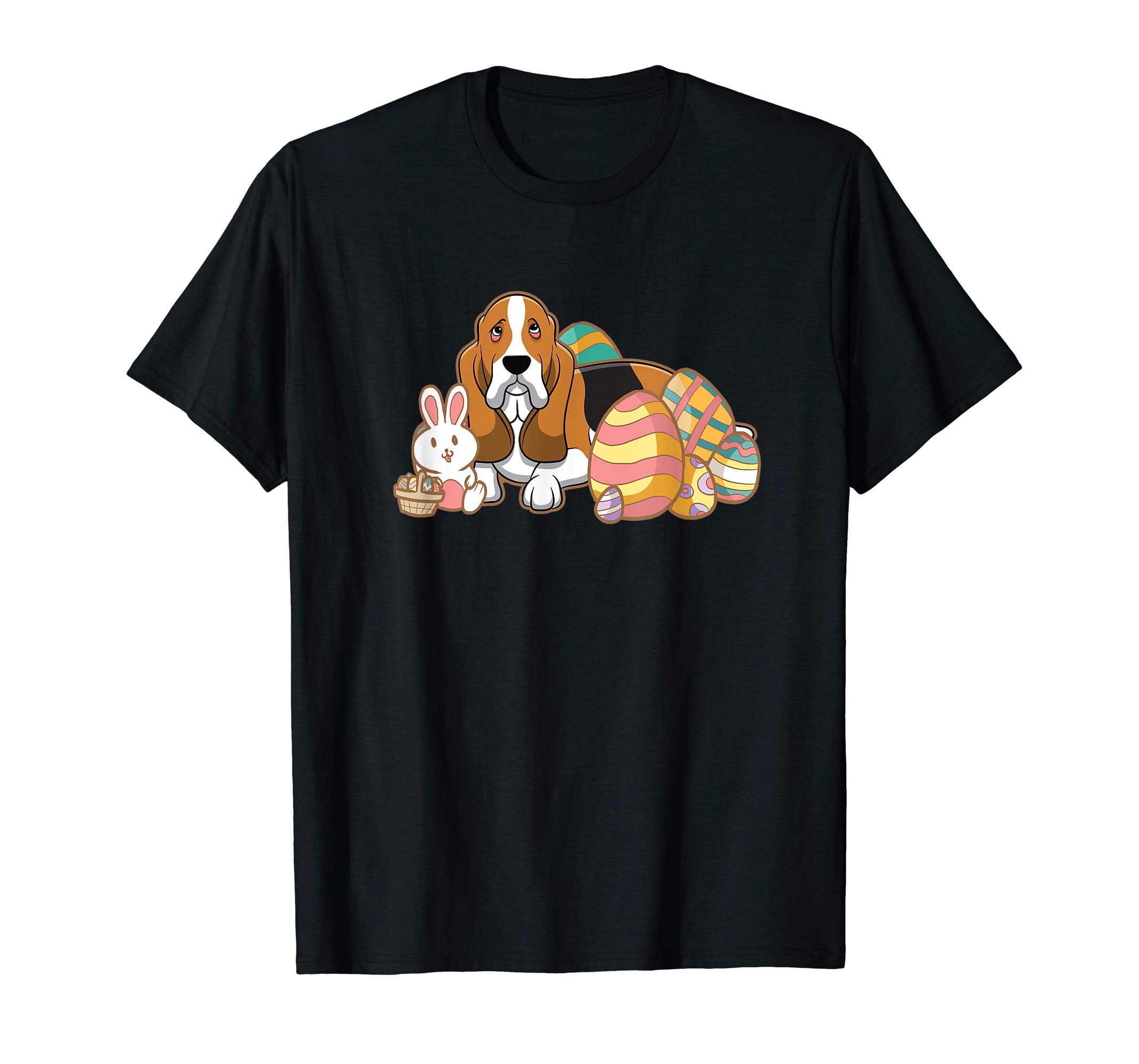 Easter Basset Hound Dog T-Shirt Gift