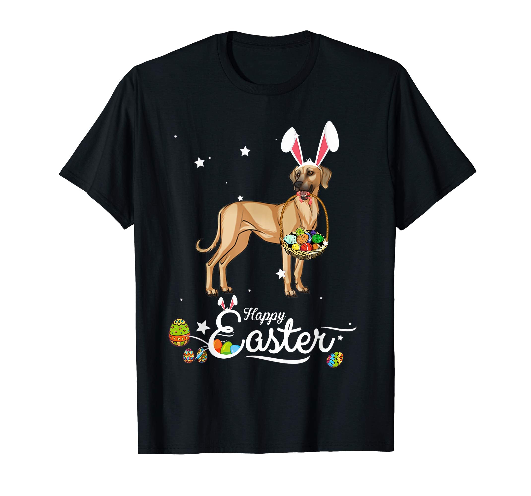 Sloughi Dog With Bunny Hat Easter Costume T Shirt