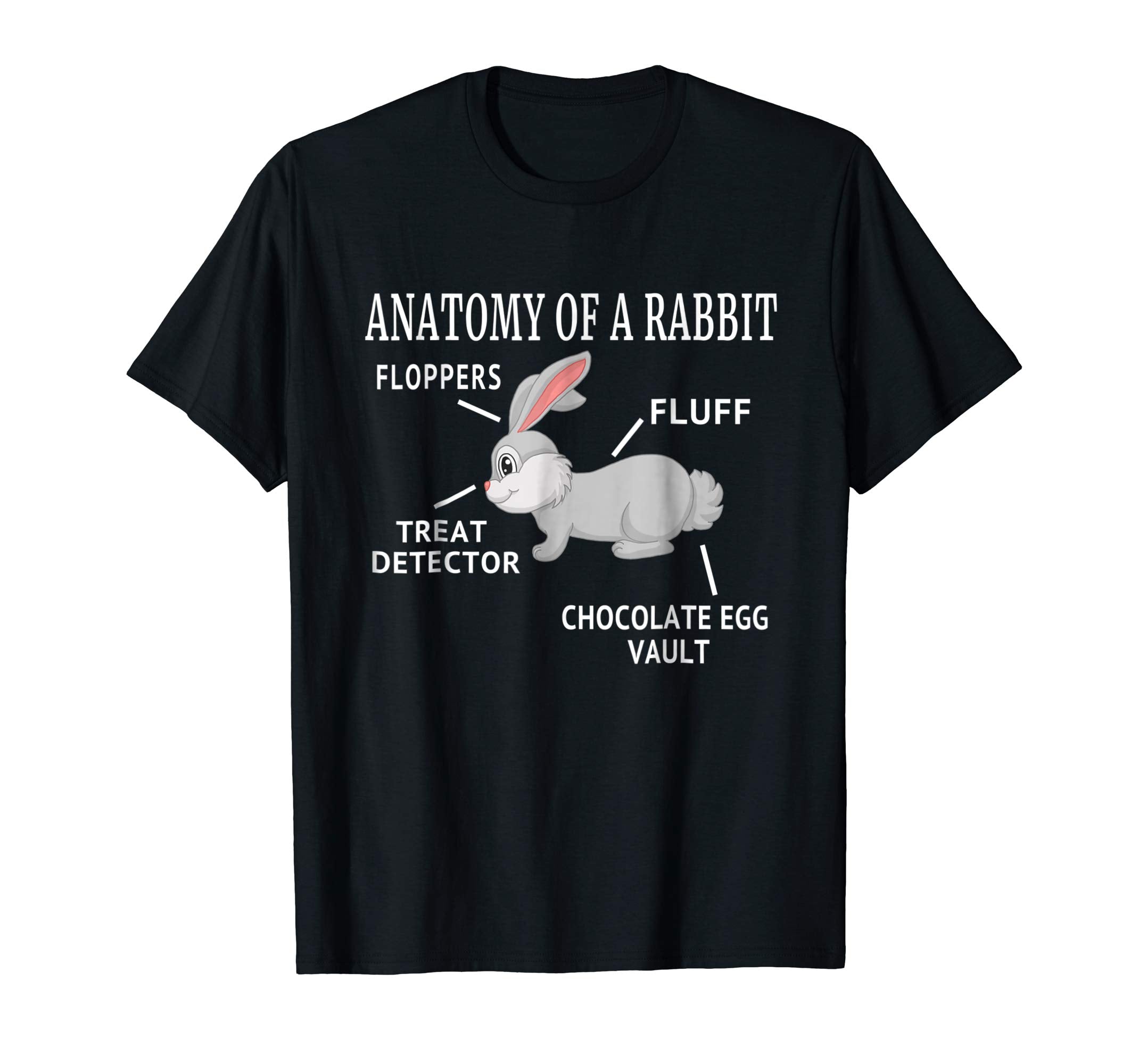 Anatomy of a Rabbit Easter Bunny Shirt Boys Girls Adult
