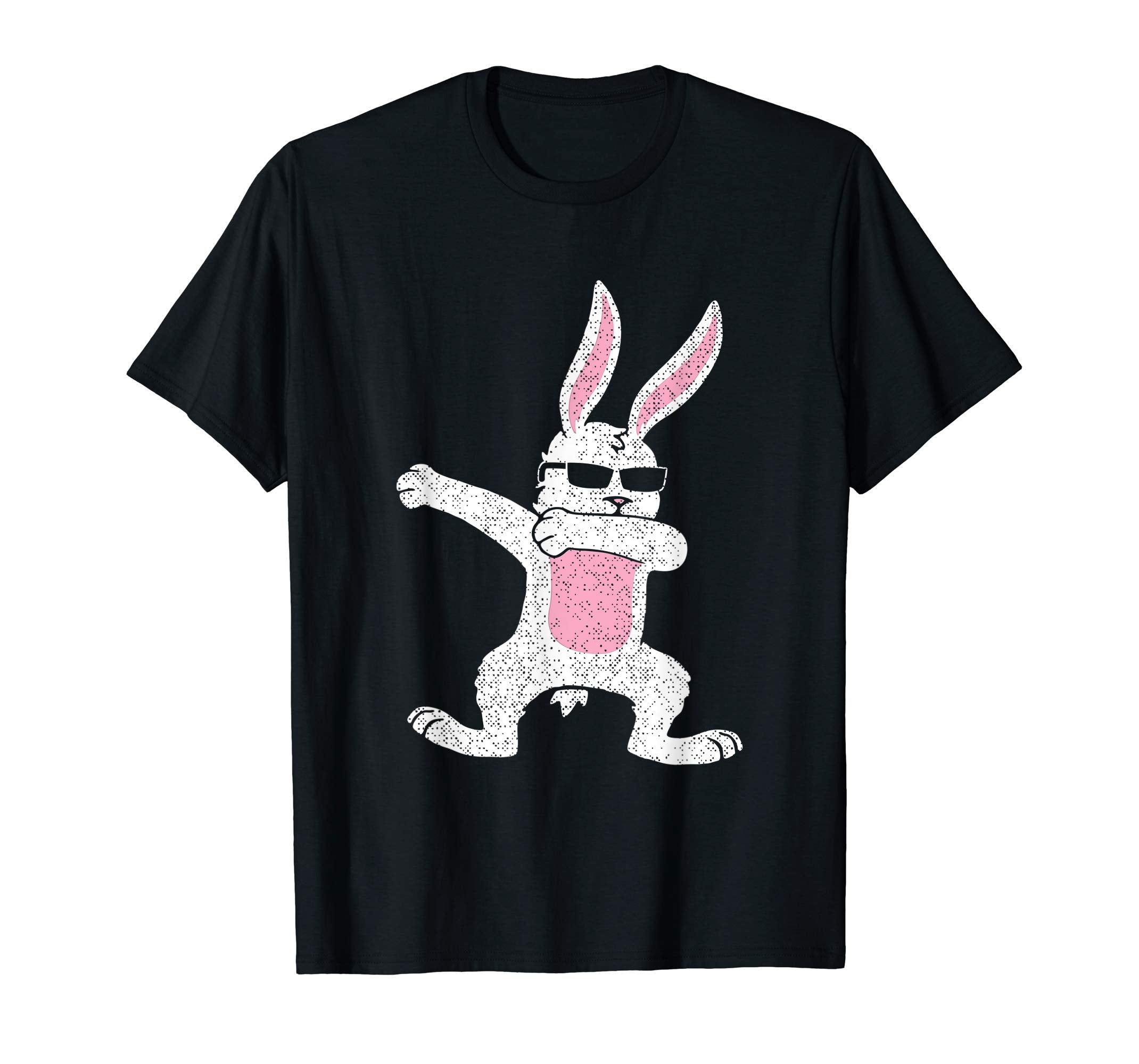 Dabbing Easter Bunny T-Shirt Boys Rabbit Funny Gift