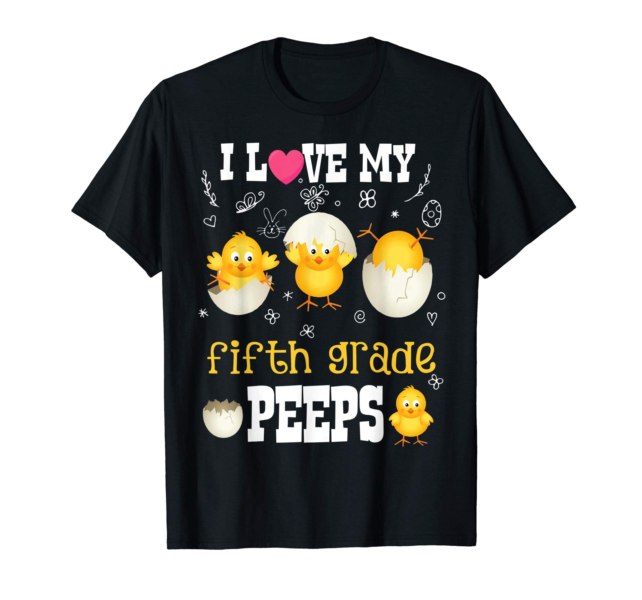 I Love MyFifth Grade Peeps Easter Bunny T-Shirt