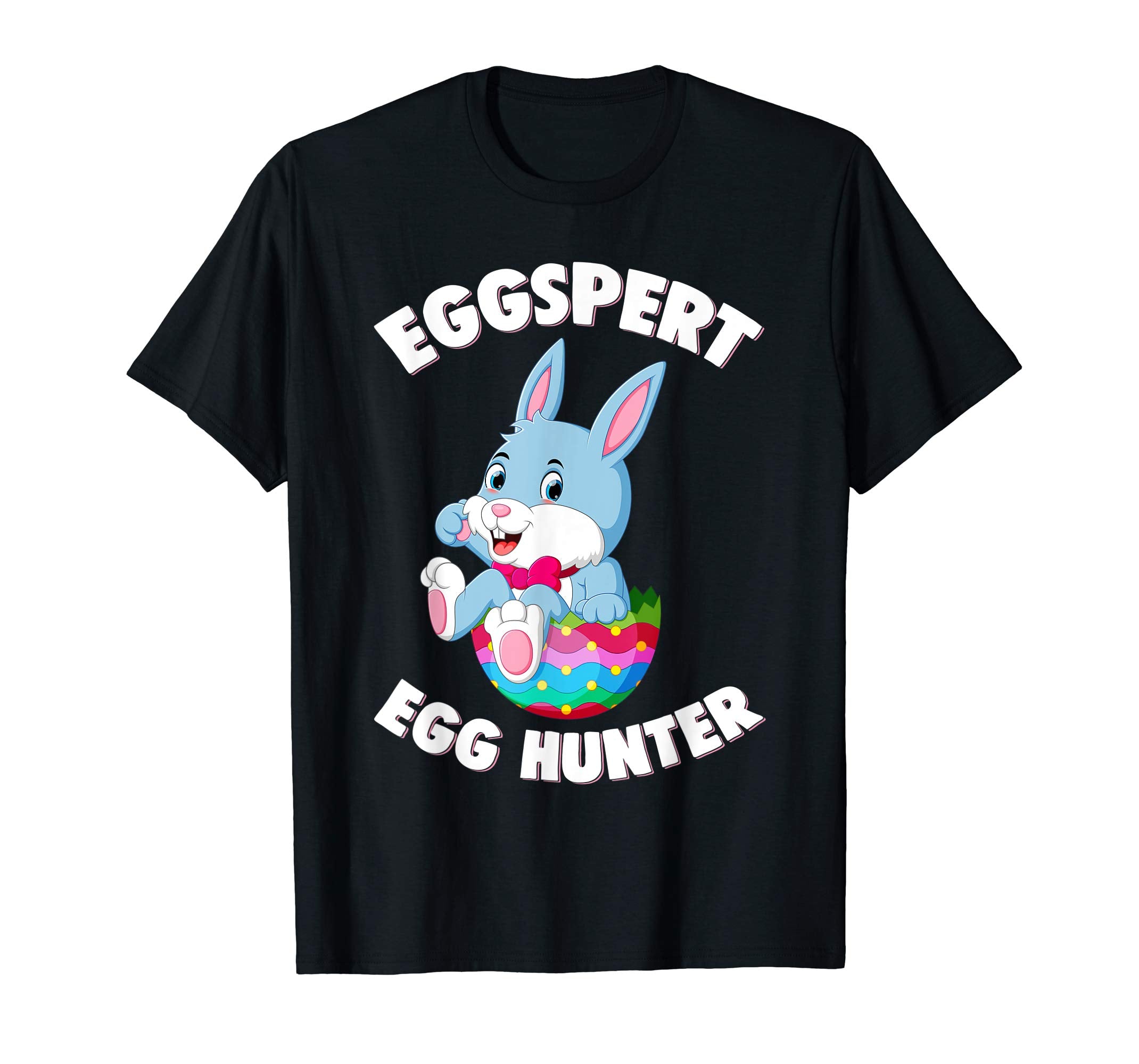 Eggspert Egg Hunter Happy Easter Kids Boys Girls T Shirt