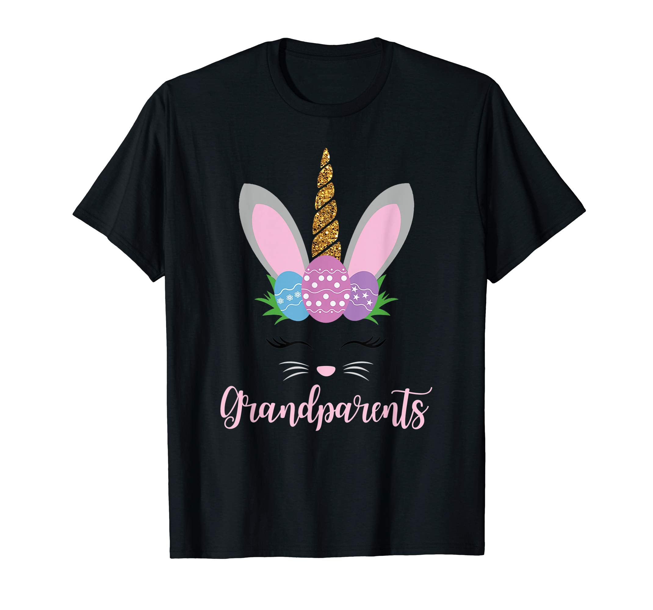 Grandparents Easter Bunny Unicorn T-Shirt Funny Bunnies Gift