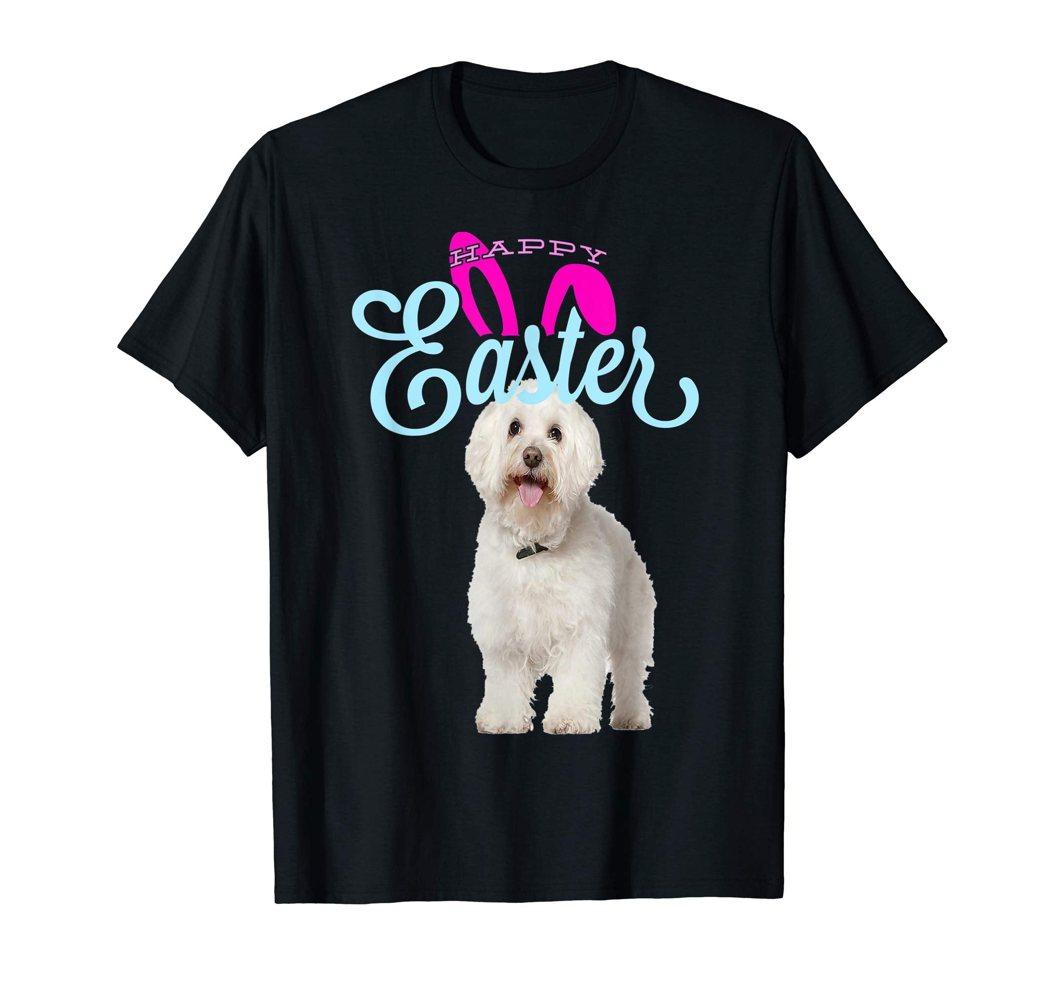 Easter Bunny Bichon Frise Tshirt Dog Men Women Gift