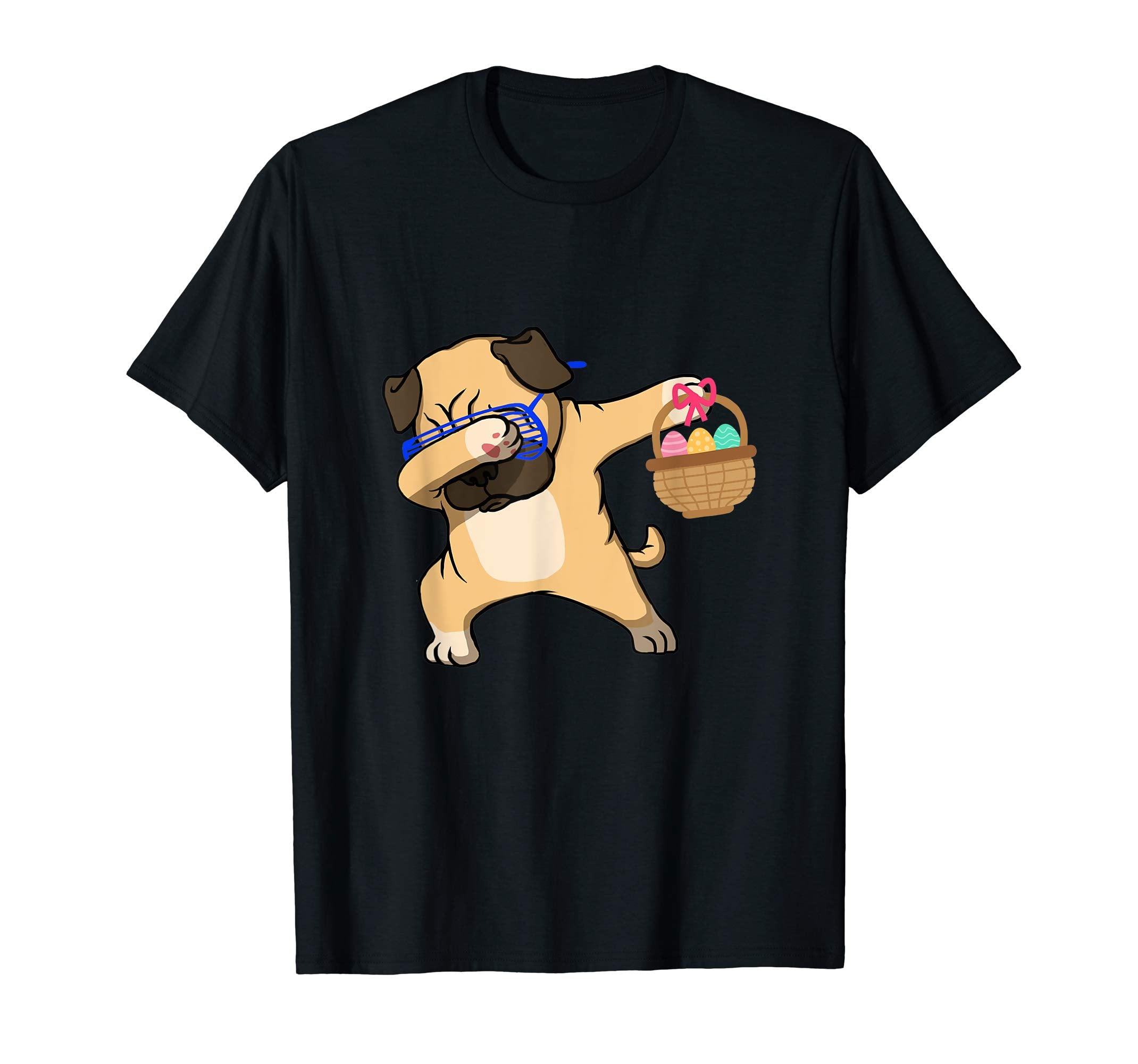 Pug Dabbing Easter Cute Easter Shirt Cute Pug For Boys Girls