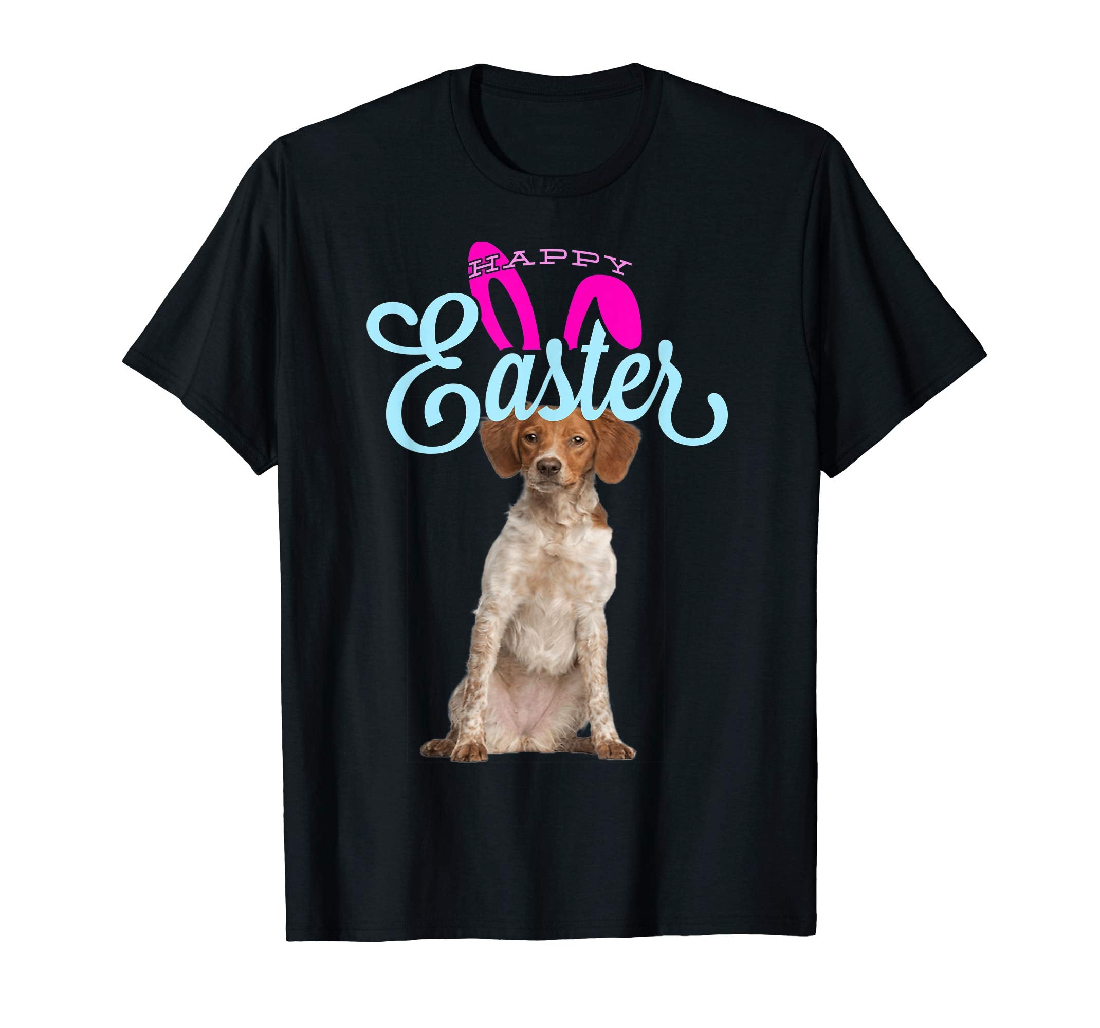 Easter Bunny Brittany Spaniel Tshirt Dog Men Women Gift