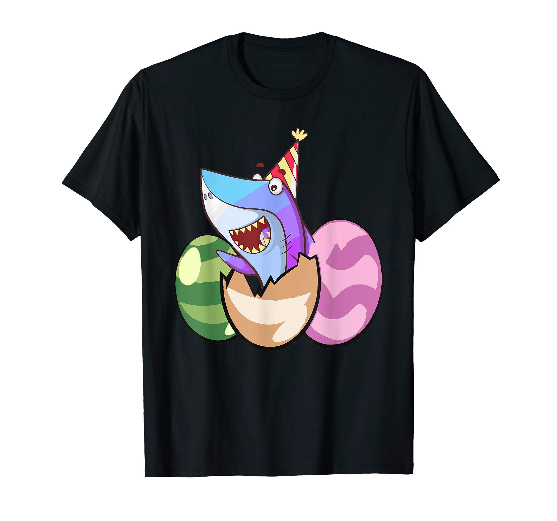 Cute Shark in Easter Eggs Funny Easter Day Tshirt Gifts