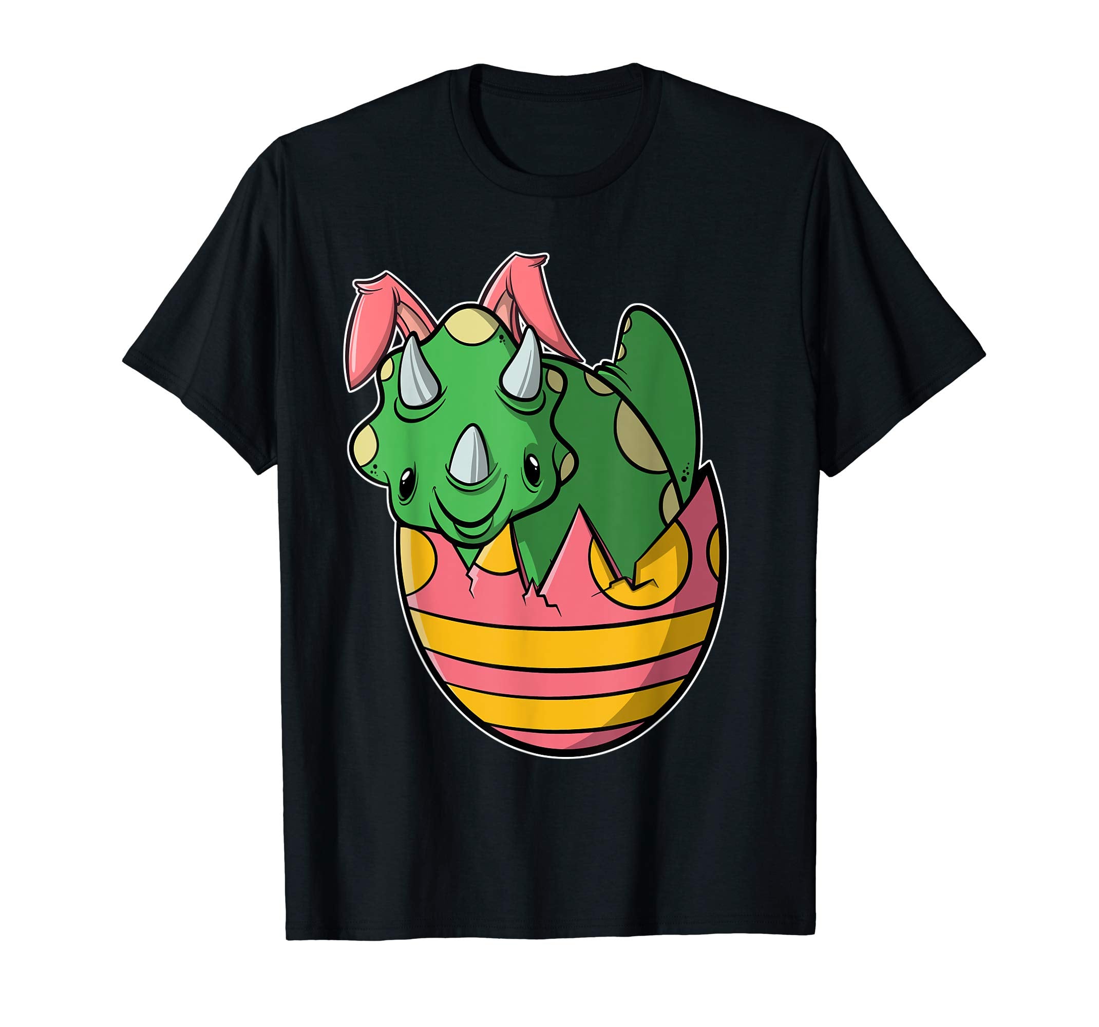 Dinosaur Bunny Easter T Shirt for Boys, Girls, &amp; Adults