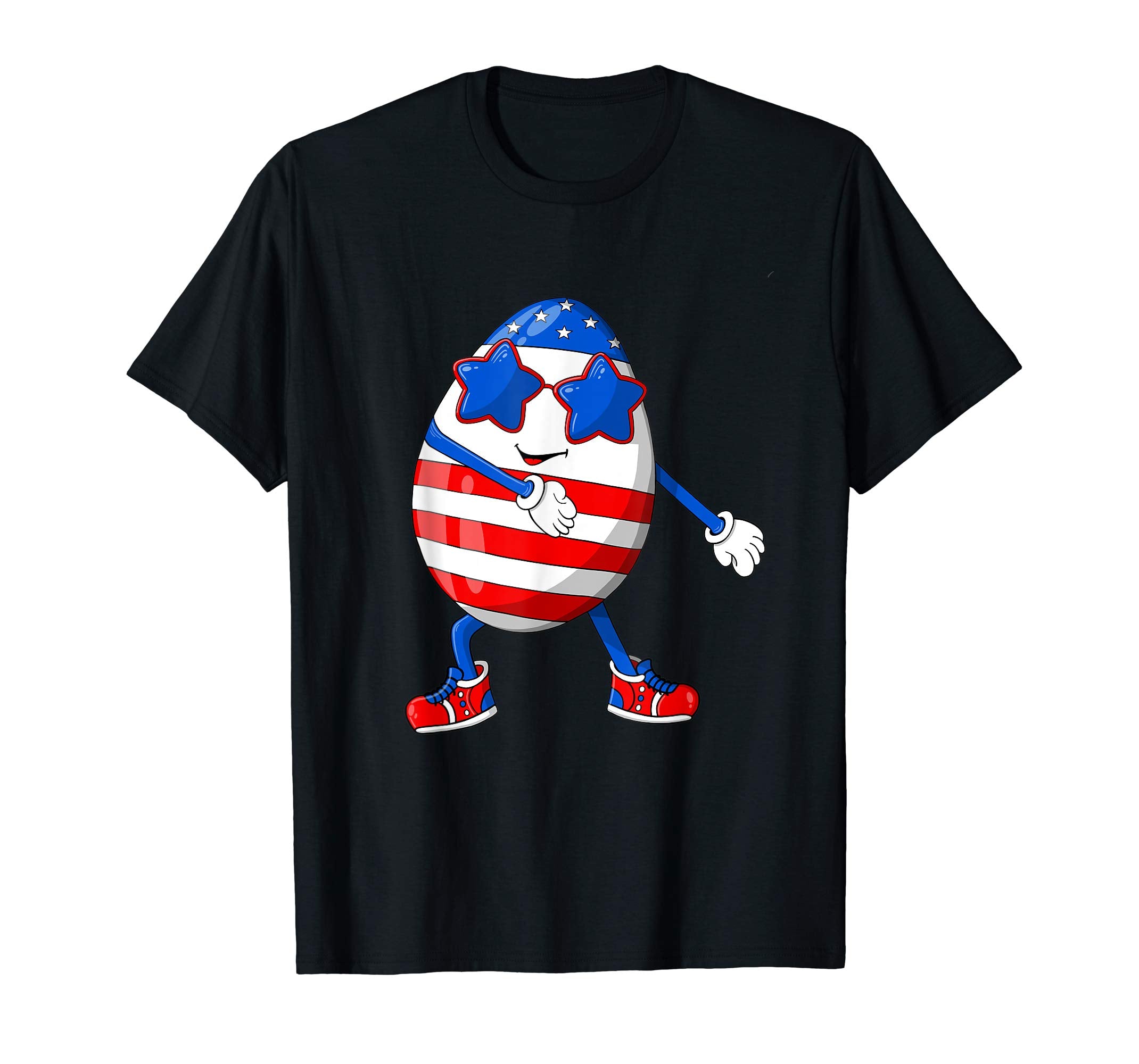 Easter Egg Shirt American flag Floss Like a boss Easter Gift