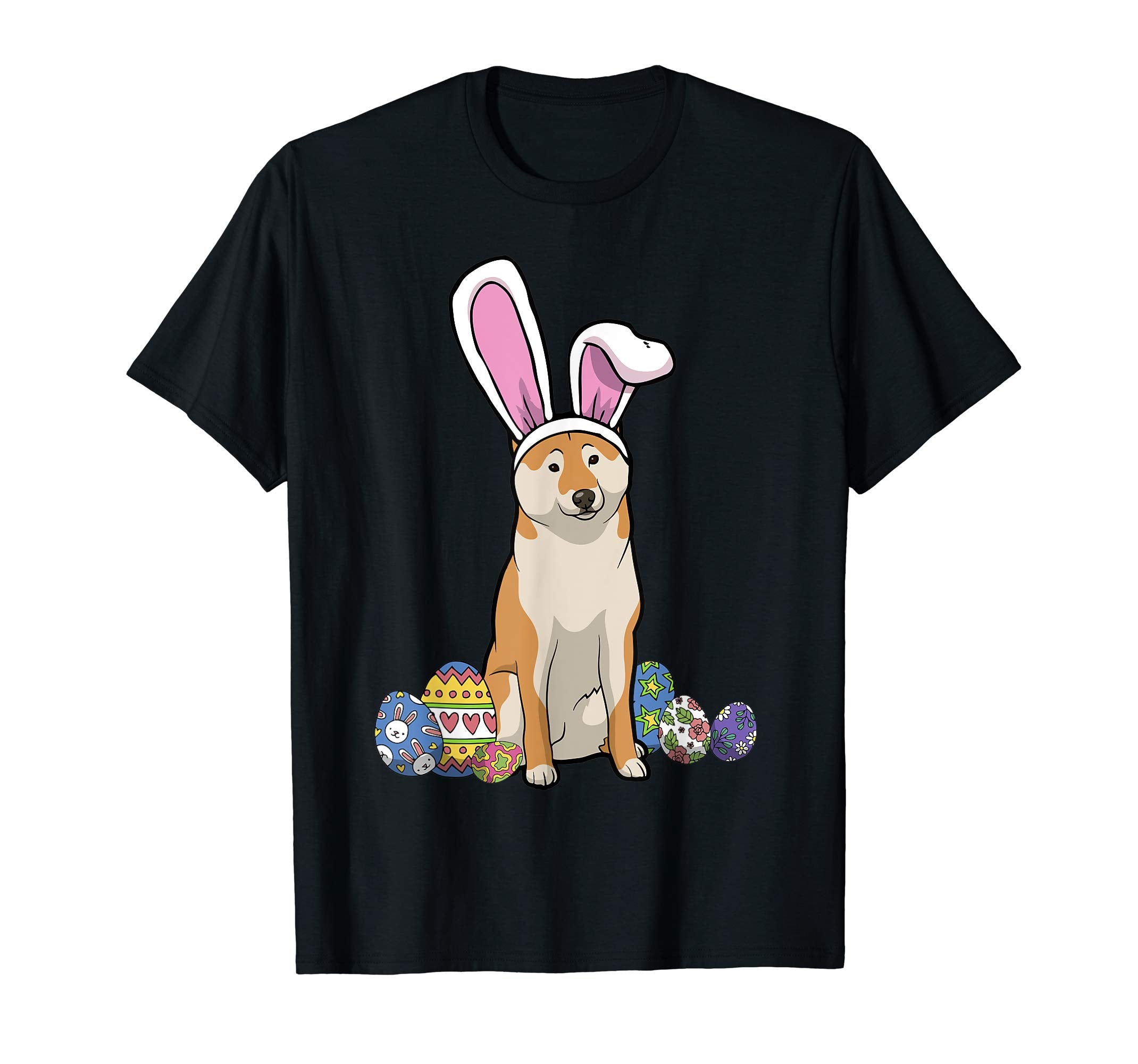 Shiba Inu Dressed As Easter Bunny With Rabbit Ears T-Shirt