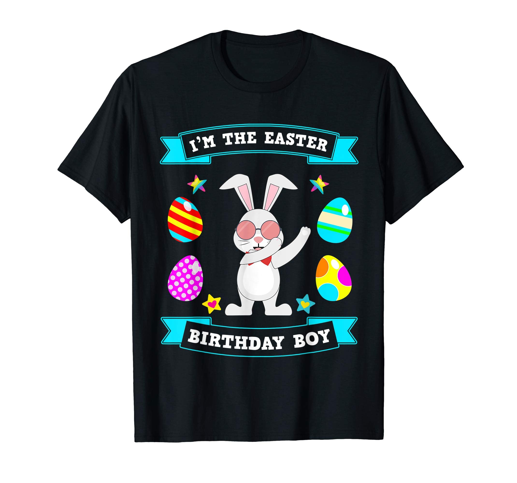 Birthday Boy Easter Bunny Egg Dabbing 2019 TShirt