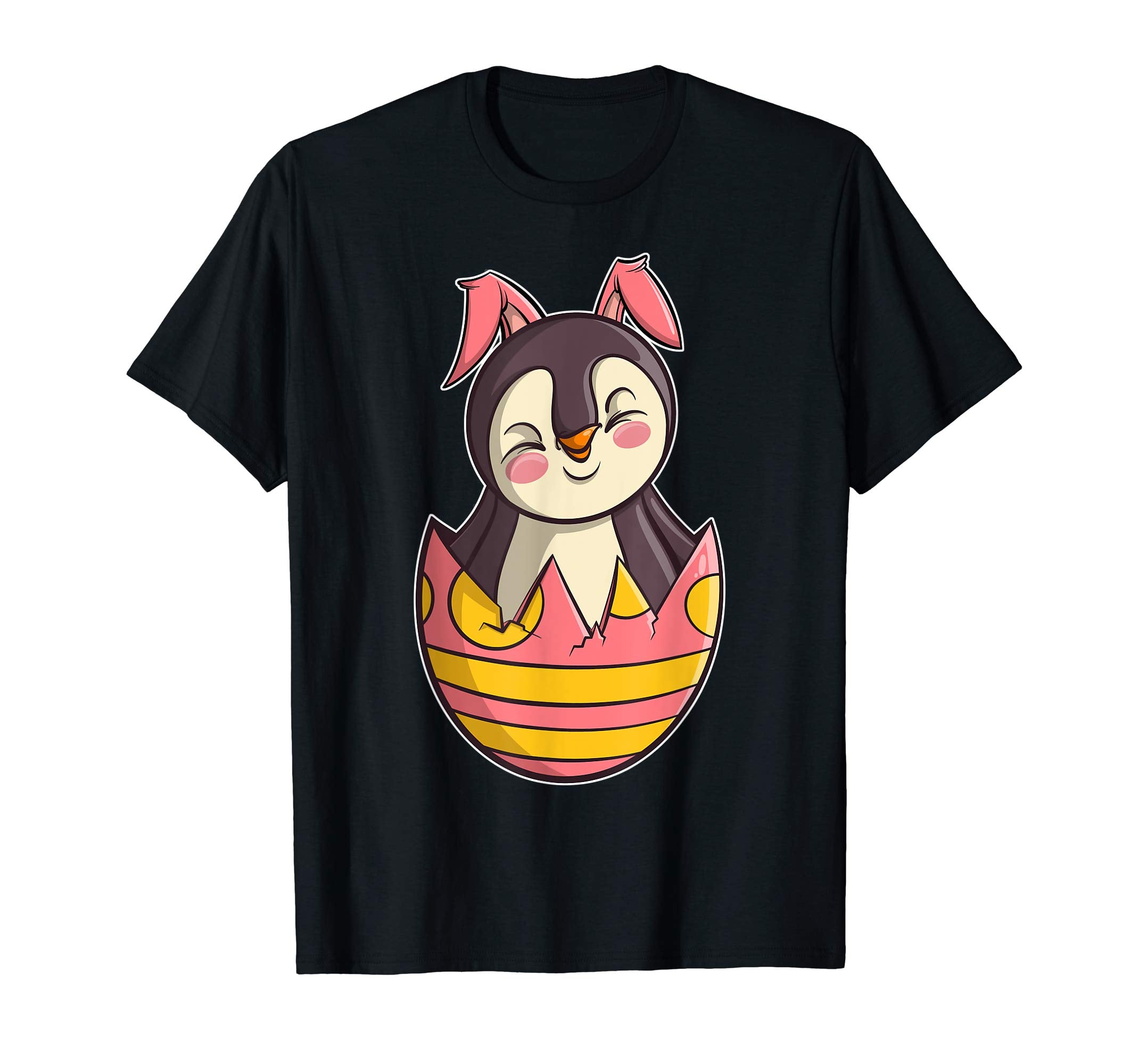 Penguin Bunny Easter T Shirt for Boys, Girls, &amp; Adults