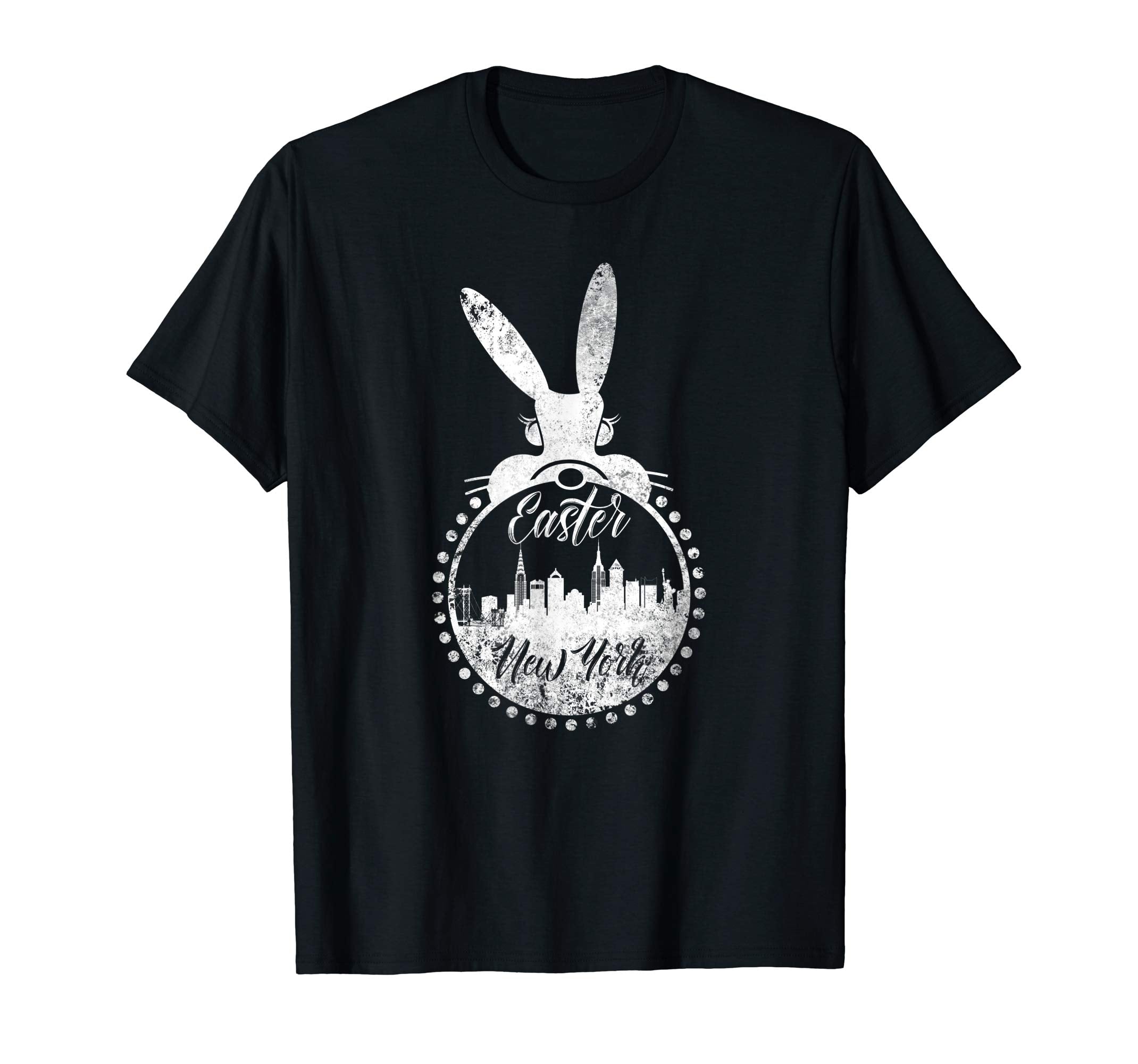 New York Skyline Happy Easter Rabbit T-shirt