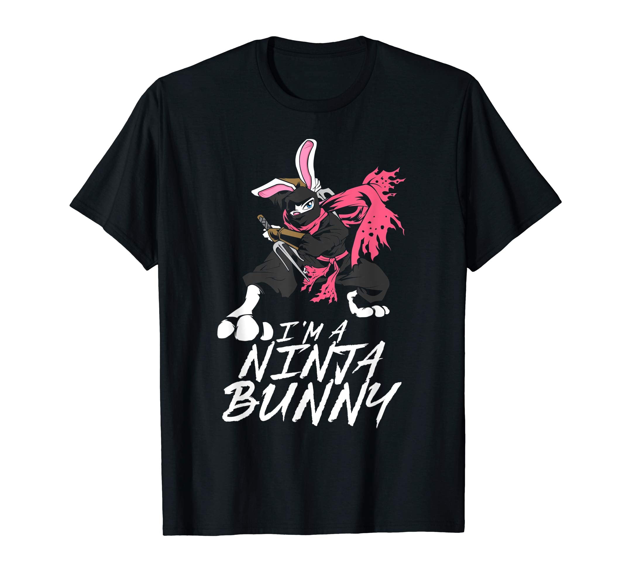 Im a Ninja Bunny Easter Sunday Egg Hunt Hiding T Shirt Girl