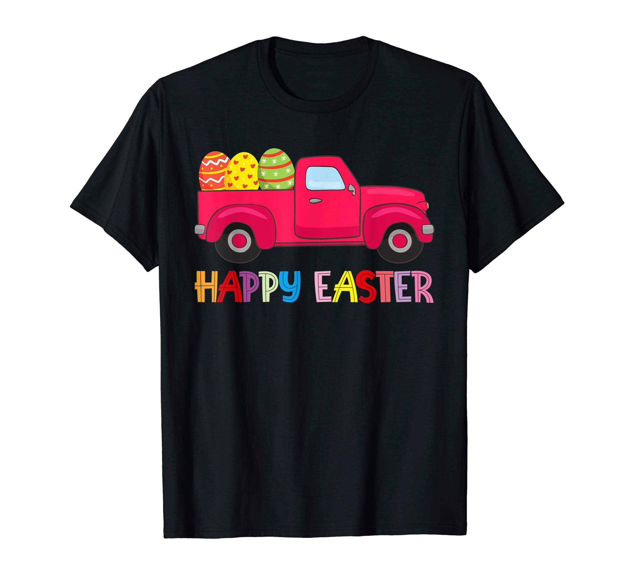Happy Easter Truck Egg Hunt Is On Kids Boys Girls Shirt Gift