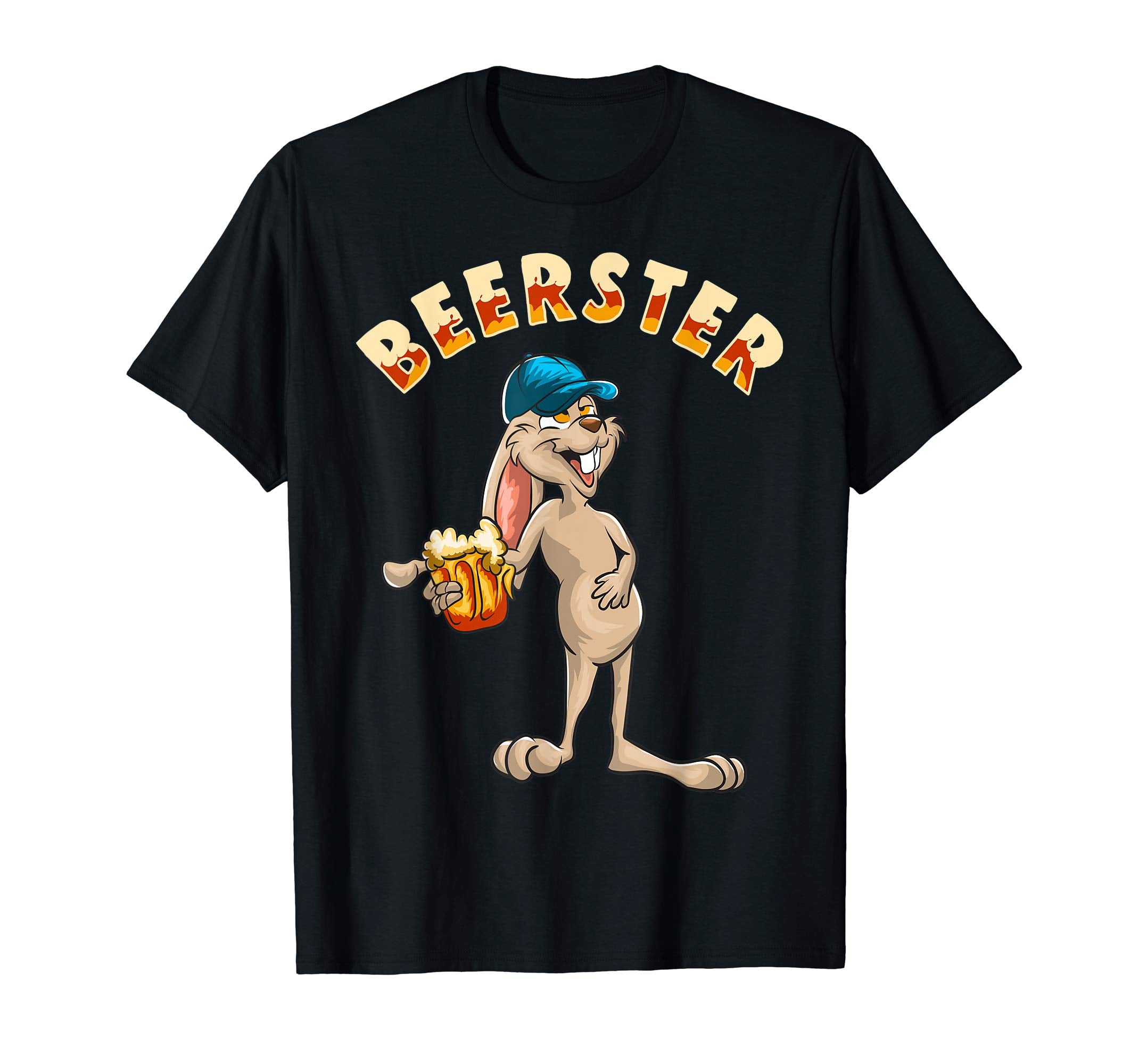 Beerster Drunk Bunny Shirt - Funny Easter Bunny Tee Gift