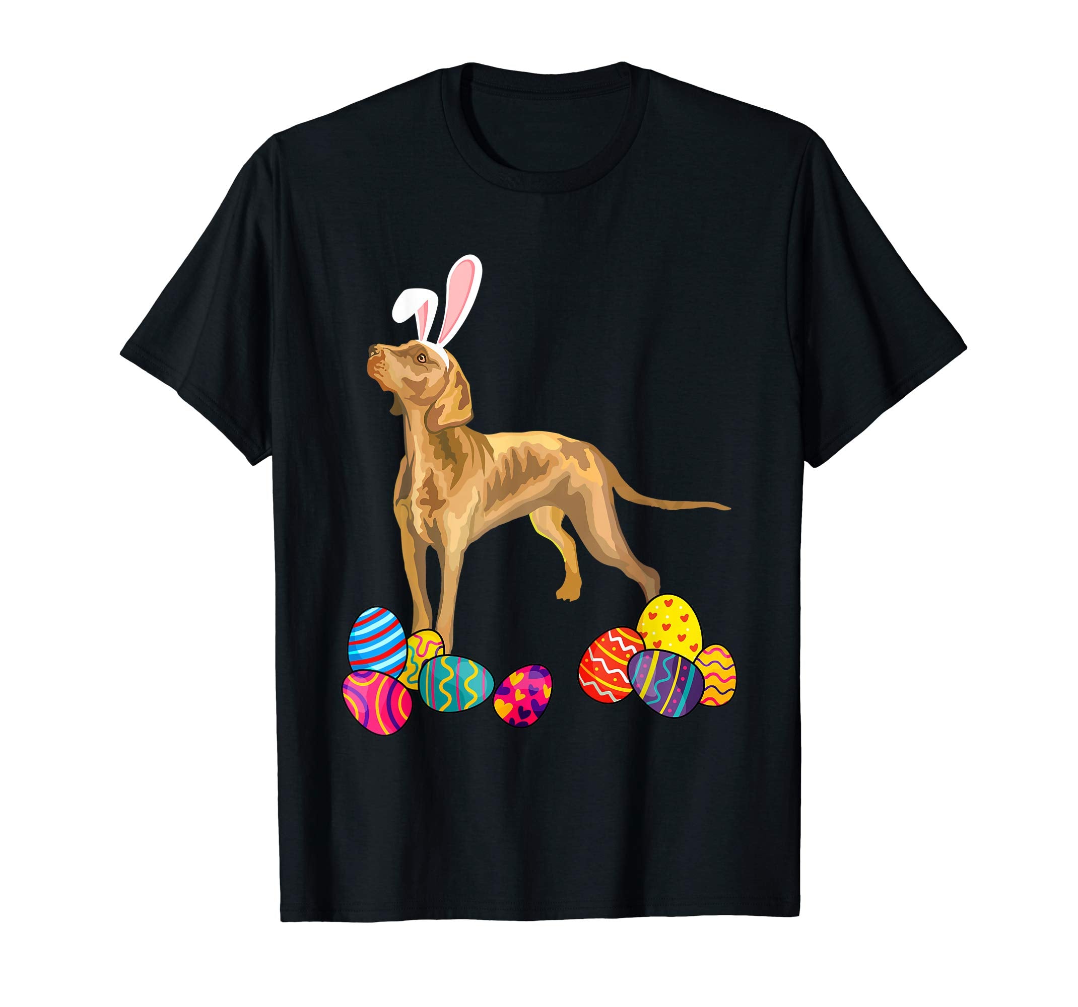 Weimaraner Bunny Ear With Egg Easter Easter Day Shirt